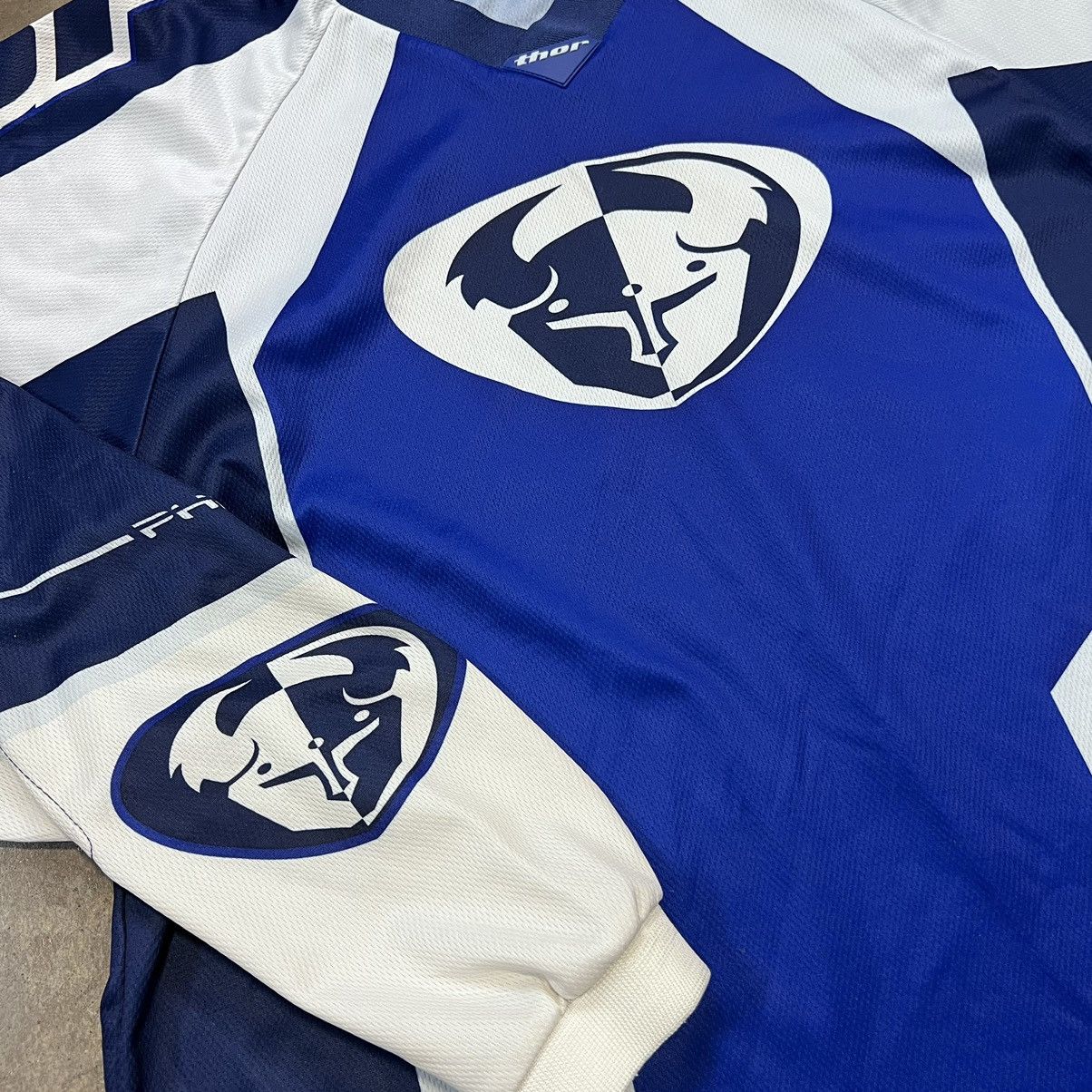 Fox Racing × Vintage Vintage Thor Racing Motocross Dirtbike Jersey Y2K Fox Racing Size US S / EU 44-46 / 1 - 4 Thumbnail