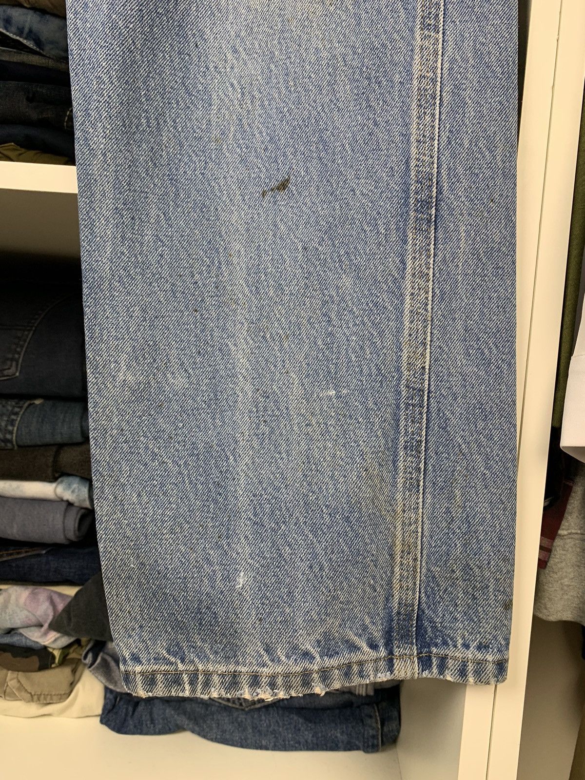 Carhartt × Vintage Vintage Carhartt Distressed Denim Thrashed Jeans Size US 32 / EU 48 - 21 Thumbnail