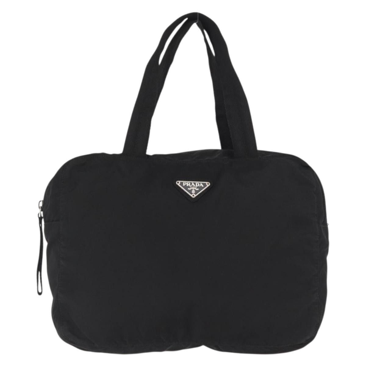 Prada Prada Vintage Zip Handbag Tessuto Size ONE SIZE - 1 Thumbnail
