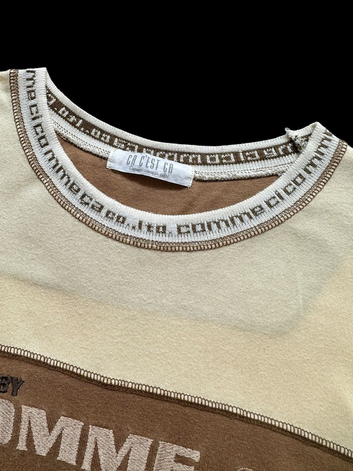 Comme Ca Ism 1980's Ca Est Ca by Comme Ci Comme Ca vintage tee Size US L / EU 52-54 / 3 - 5 Thumbnail