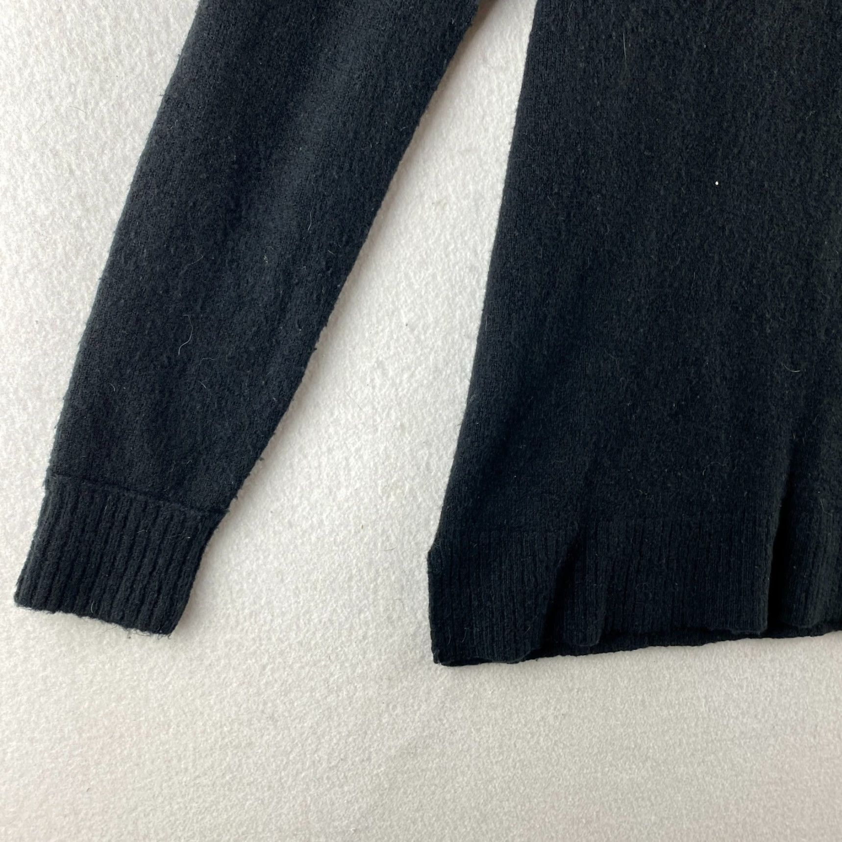 J.Crew J. Crew Sweater Womens XS Black Wool Blend Pullover Round Neck Long Sleeve Comfy Size XS / US 0-2 / IT 36-38 - 5 Thumbnail