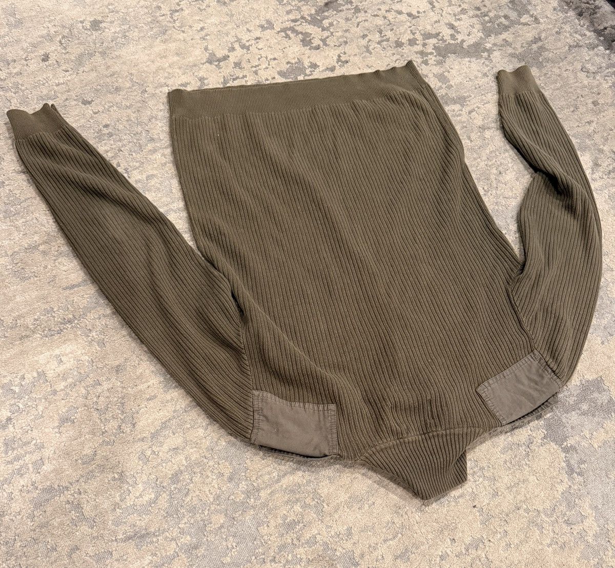 American Rag American Rag Cie Military Style Ribbed Knit Utility Sweater Size US L / EU 52-54 / 3 - 5 Thumbnail