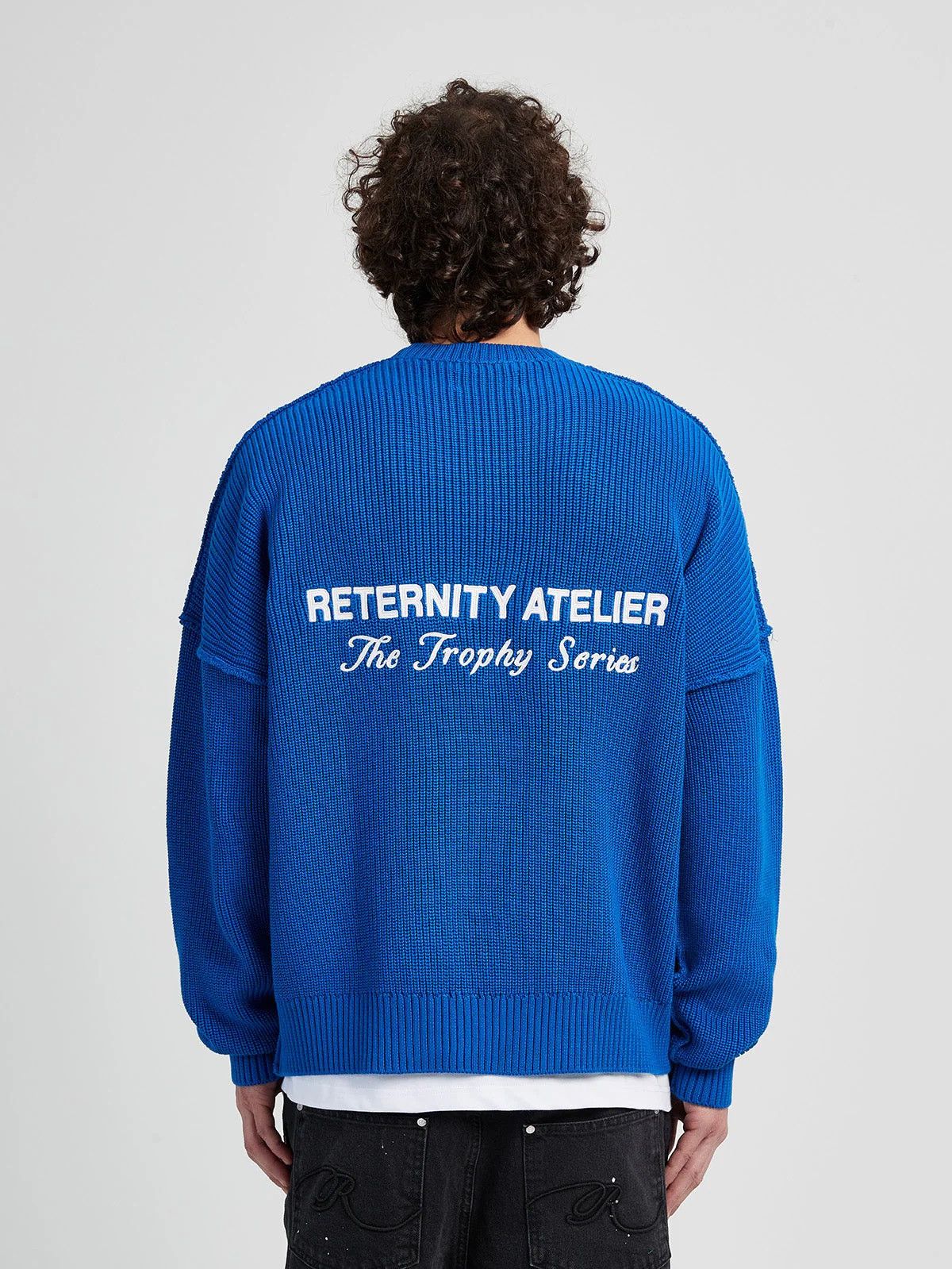 Other Reternity Atelier Royal Blue Knit Sweater Size US M / EU 48-50 / 2 - 1 Thumbnail