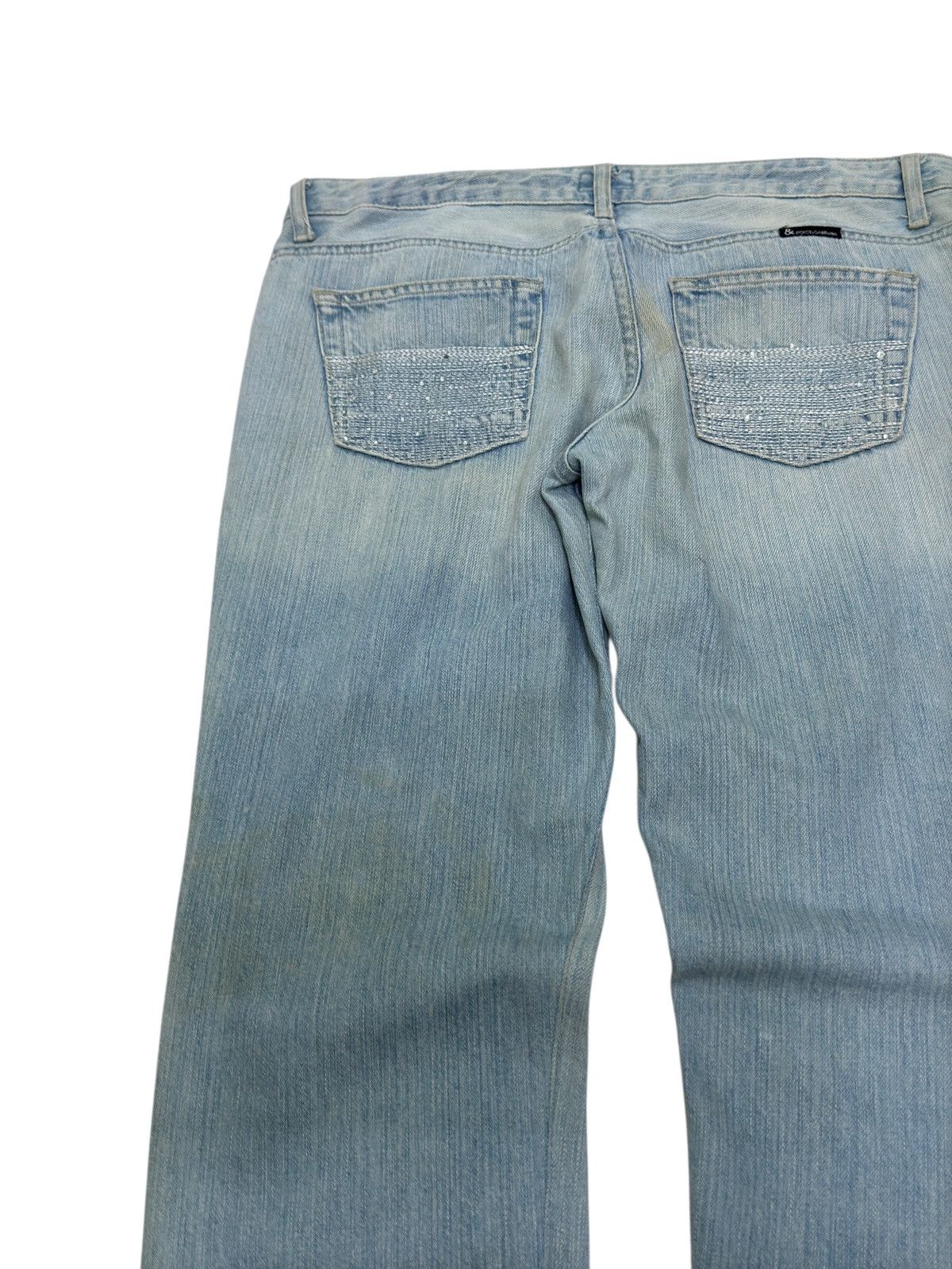Dolce & Gabbana Dolce & Gabbana Zigzag Sun Faded Jeans Rare Swarovski Style Size US 34 / EU 50 - 11 Thumbnail