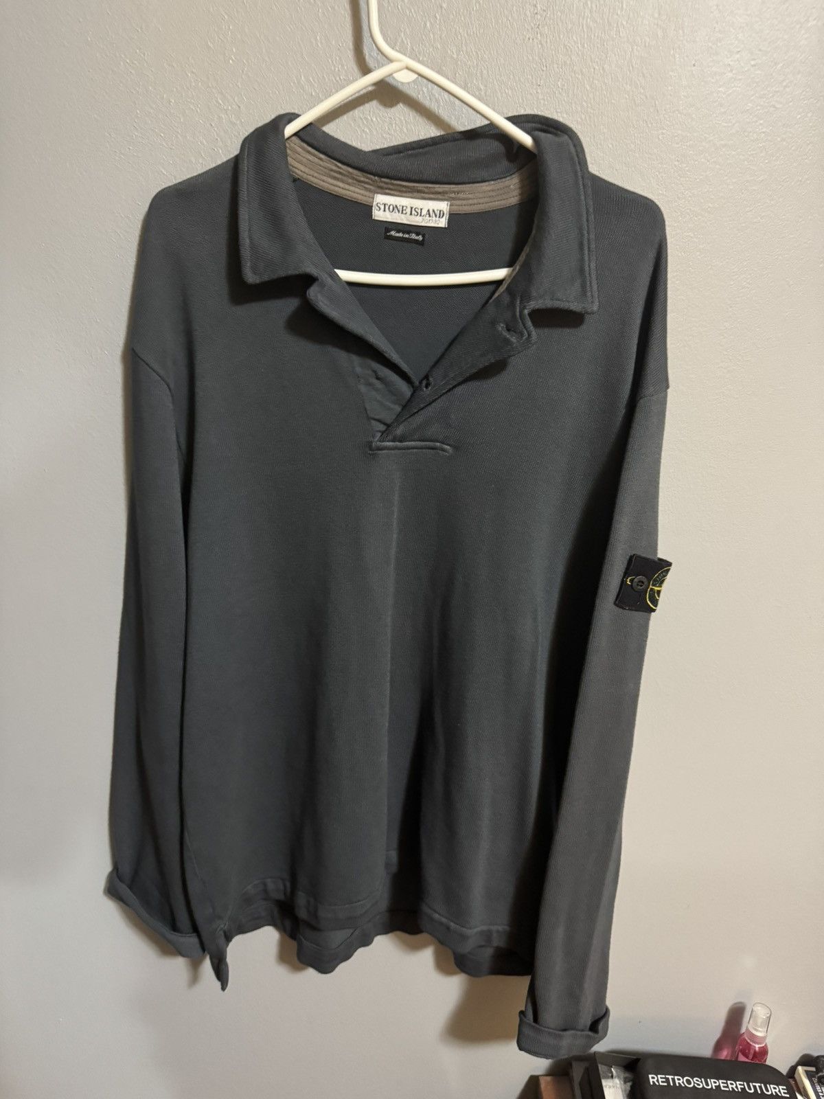 Stone Island Stone Island Vintage Rugby Shirt Size US L / EU 52-54 / 3 - 1 Thumbnail