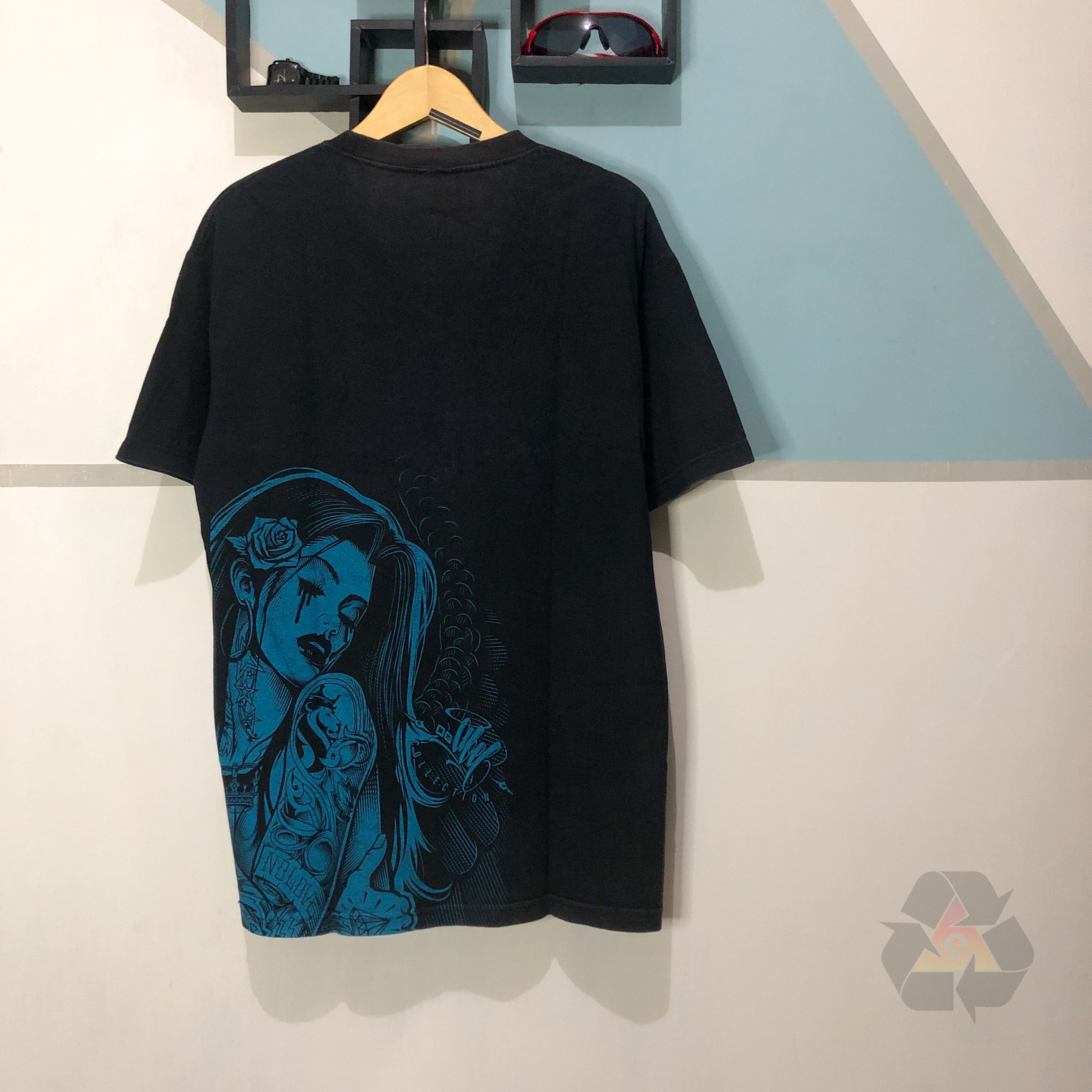 Japanese Brand Vintage Ogabel Double Sided Printed Women T-Shirt Y2K Size US L / EU 52-54 / 3 - 9 Thumbnail