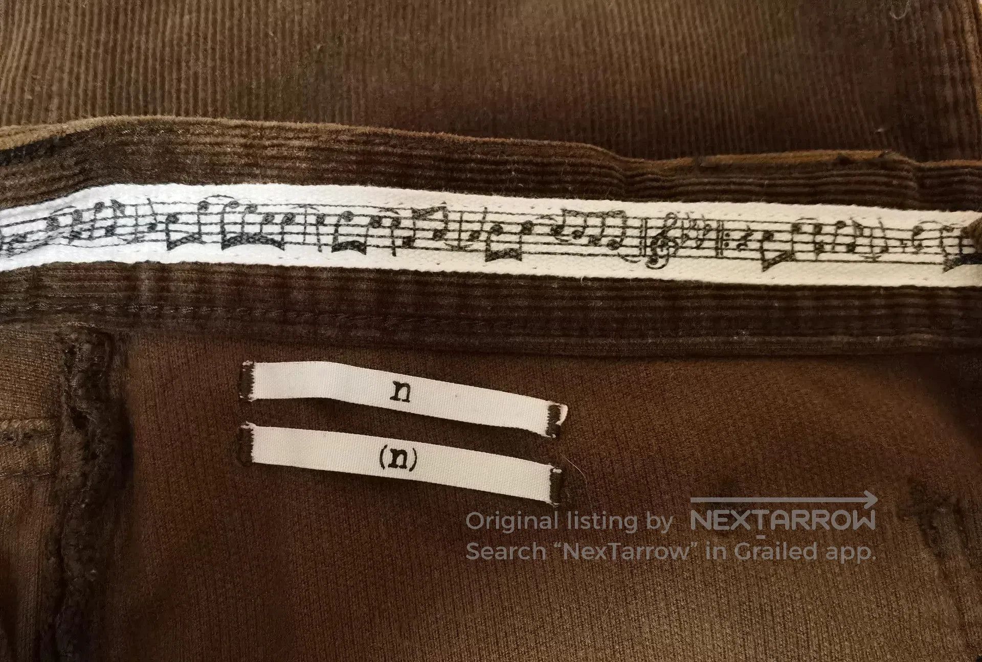 Number (N)ine Number (n)ine Brown Corduroy Pants. Size US 28 / EU 44 - 5 Thumbnail