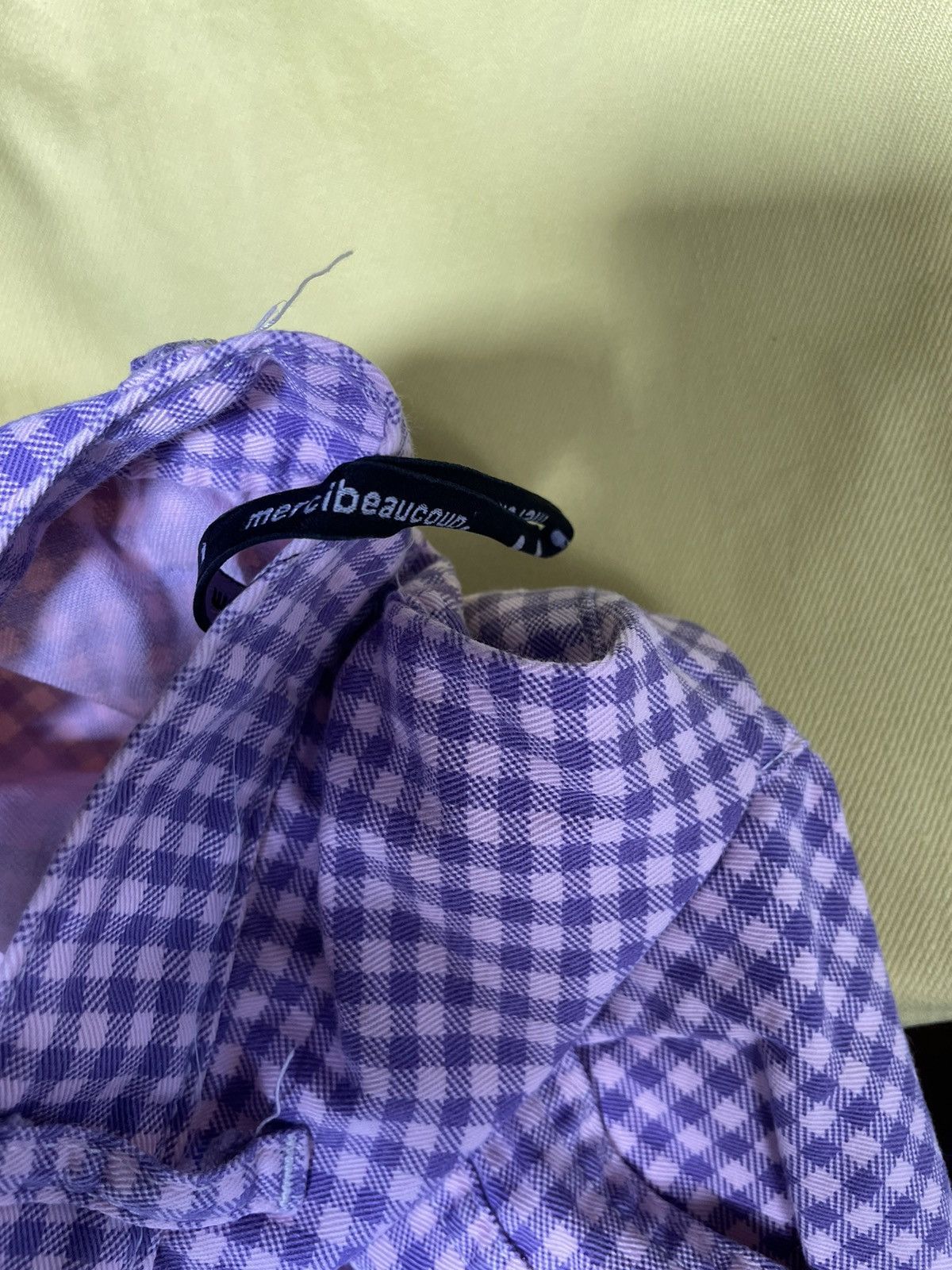 Issey Miyake × mercibeaucoup Mercibeaucoup Drop Crotch Checked Pants Size 26" / US 2 / IT 38 - 9 Thumbnail