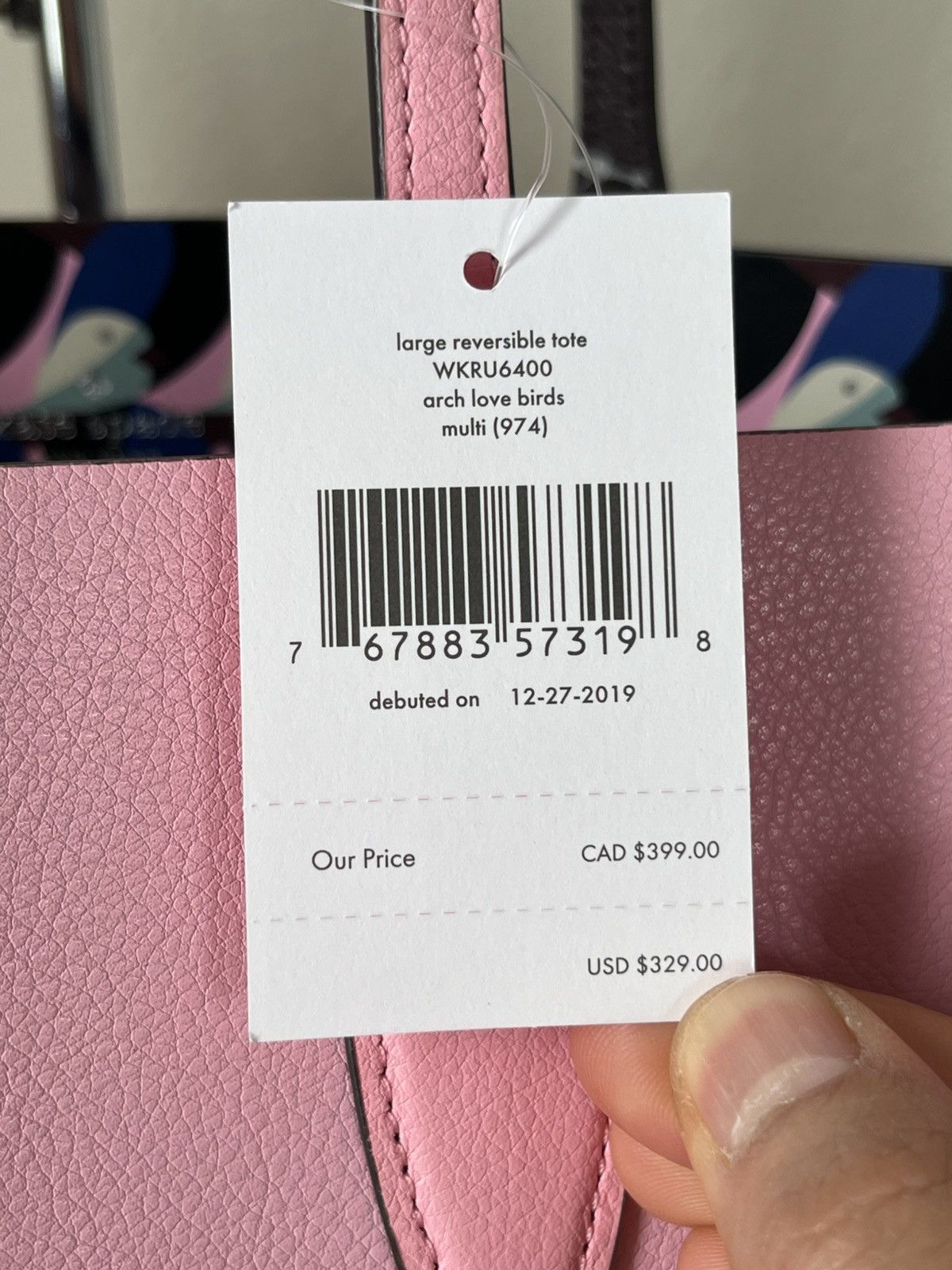 Kate Spade Kate Spade Arch Love Bird Large Reversible Tote Size ONE SIZE - 3 Thumbnail