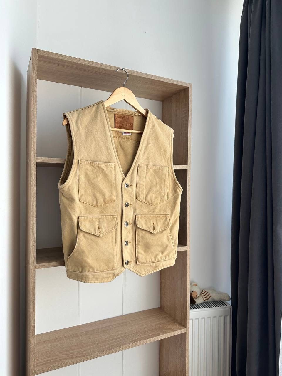 Vintage Vintage Schaefer Western Leather USA Beige Jacket Size US M / EU 48-50 / 2 - 7 Thumbnail