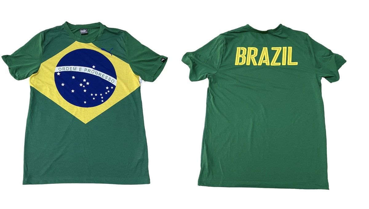 Brazil Tshirt Big Logo Tee by PUMA