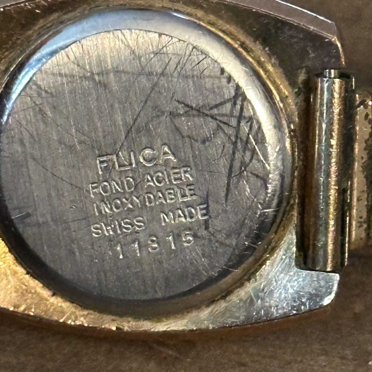 Vintage Vintage FLICA 17 Jewels gold tone watch Size ONE SIZE - 6 Thumbnail