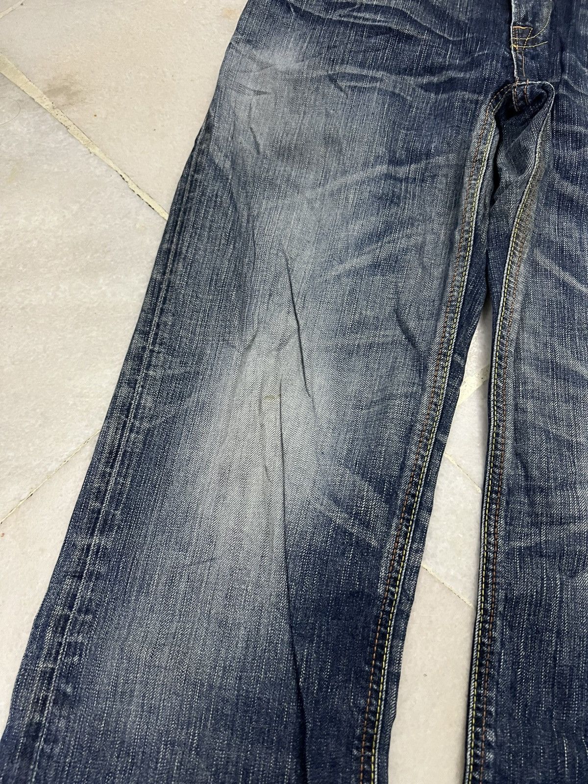 Edwin 💥Flare💥Edwin 503 Blue Trip Mud Wash Jean Size US 33 - 7 Thumbnail