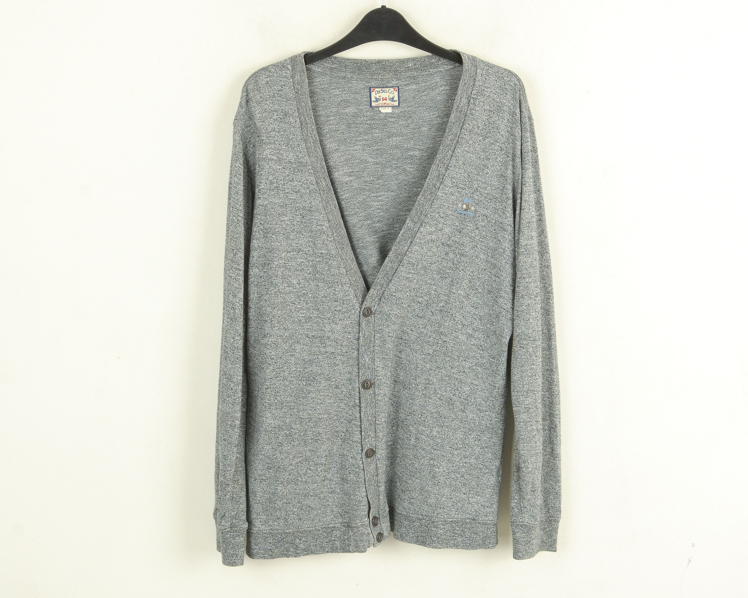 Diesel Cardigan Jumper Button Jacket Sweater Top Cotton Sweatshirt Size US L / EU 52-54 / 3 - 1 Thumbnail