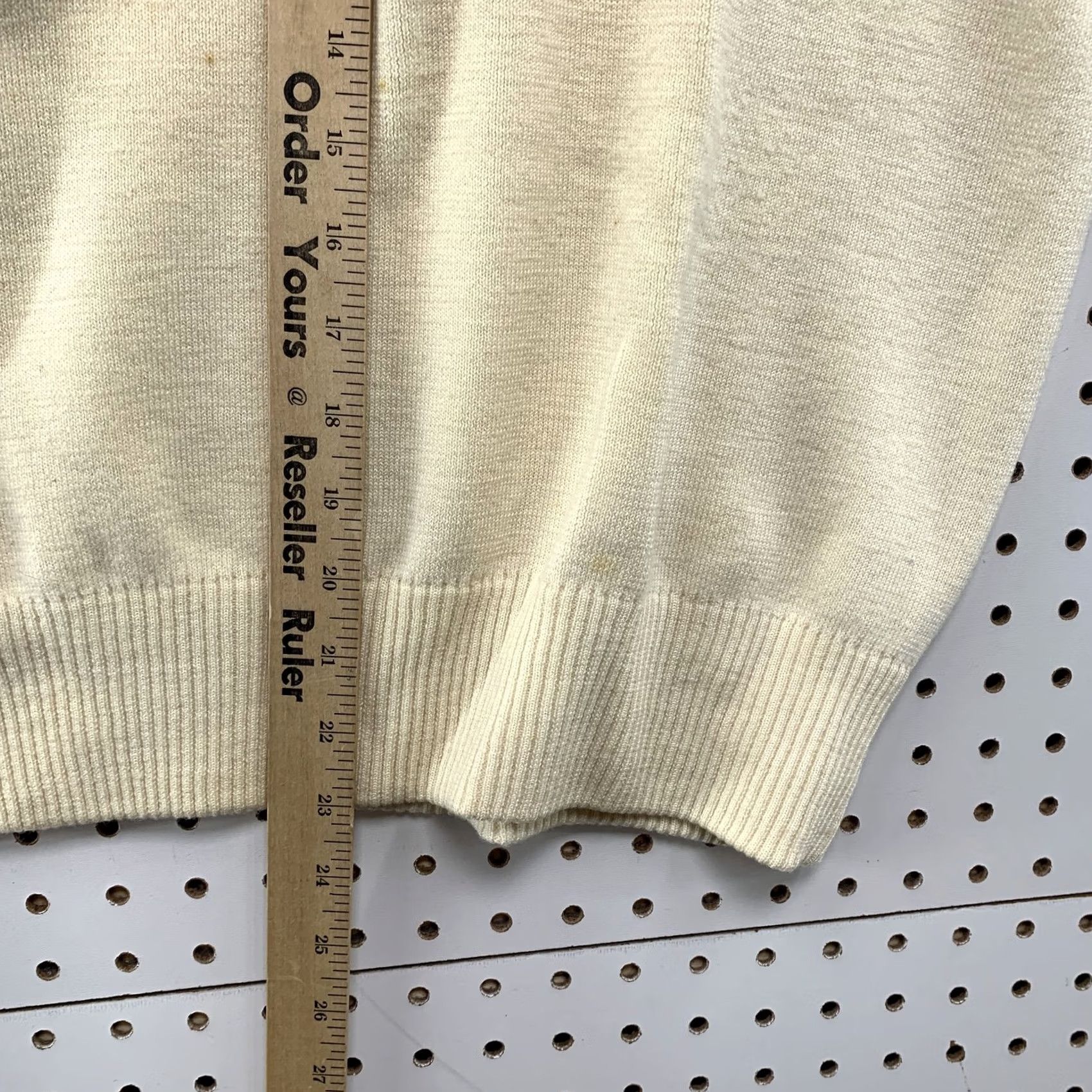 Obermeyer Vintage Obermeyer Sweater Mens Large Cream Red Blue Wool Blend Knit Pullover Size US L / EU 52-54 / 3 - 6 Thumbnail