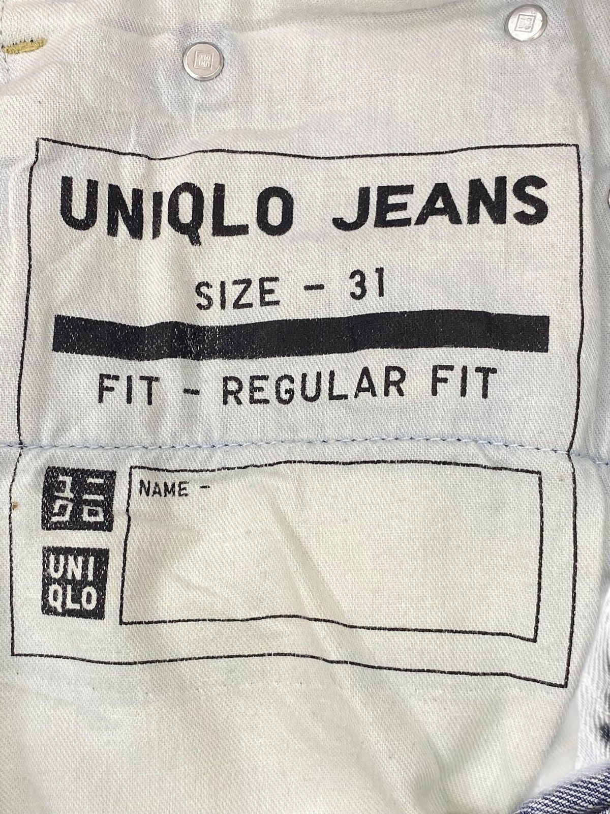 Uniqlo Uniqlo X Selvage Light Blue Wash Style Straight Leg Jeans Size US 32 / EU 48 - 11 Thumbnail