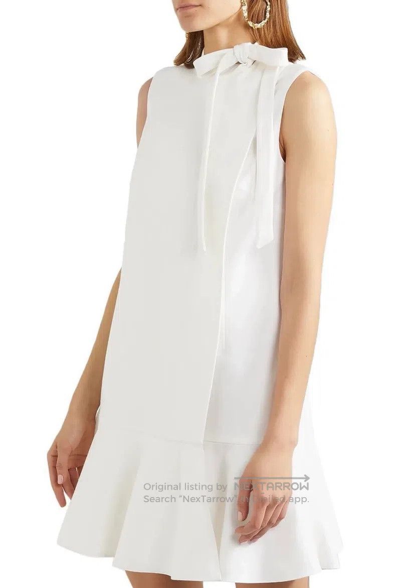 Valentino Valentino White ruffled dress Size S / US 4 / IT 40 - 1 Thumbnail