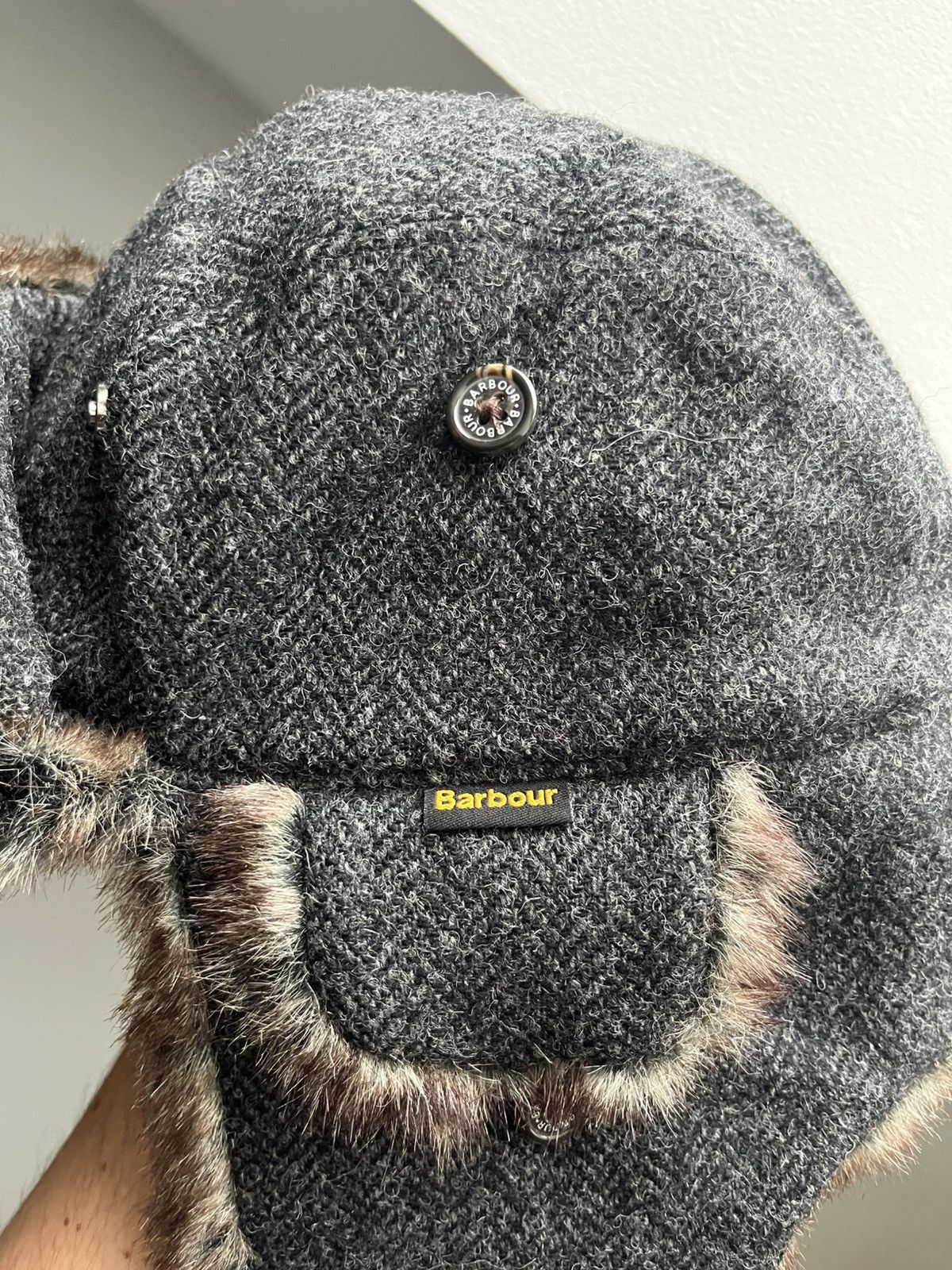 Barbour Barbour Fleece Trapper Hat Size M Size ONE SIZE - 2 Thumbnail