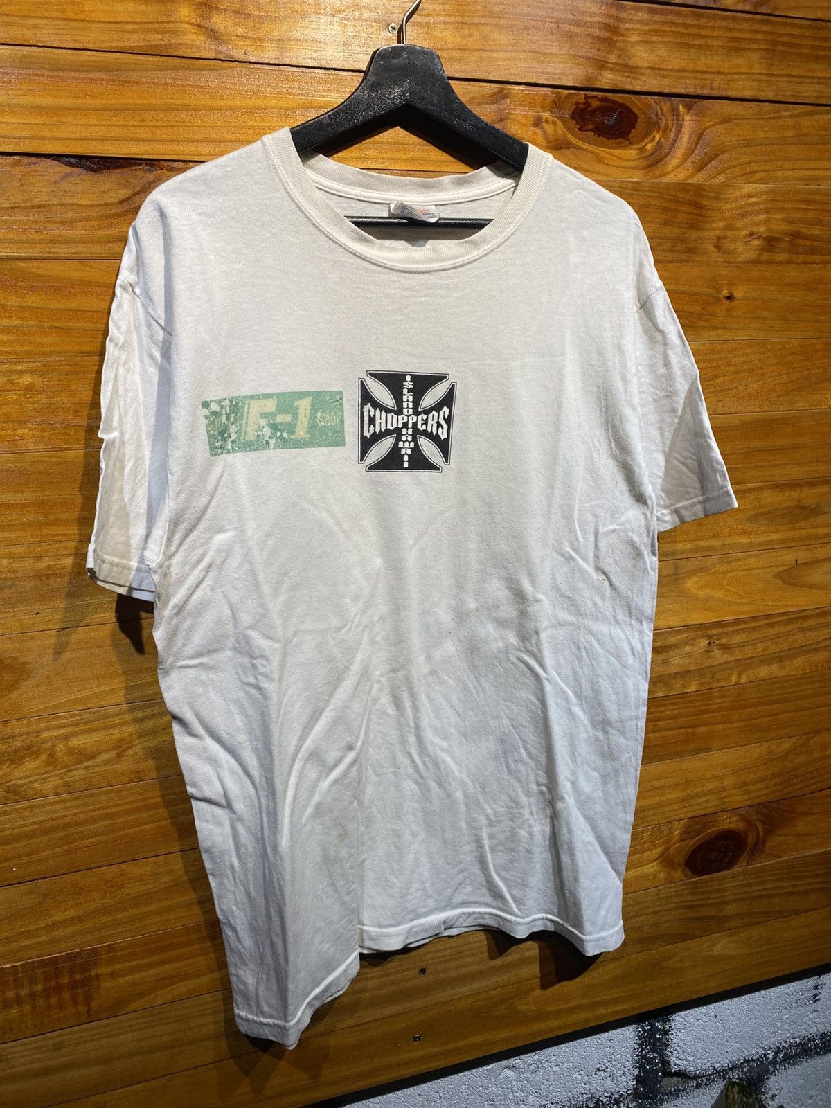 West Coast Choppers Vintage 2000s Hanes Choppers North Shore Hawaii T-Shirt Size US M / EU 48-50 / 2 - 8 Thumbnail