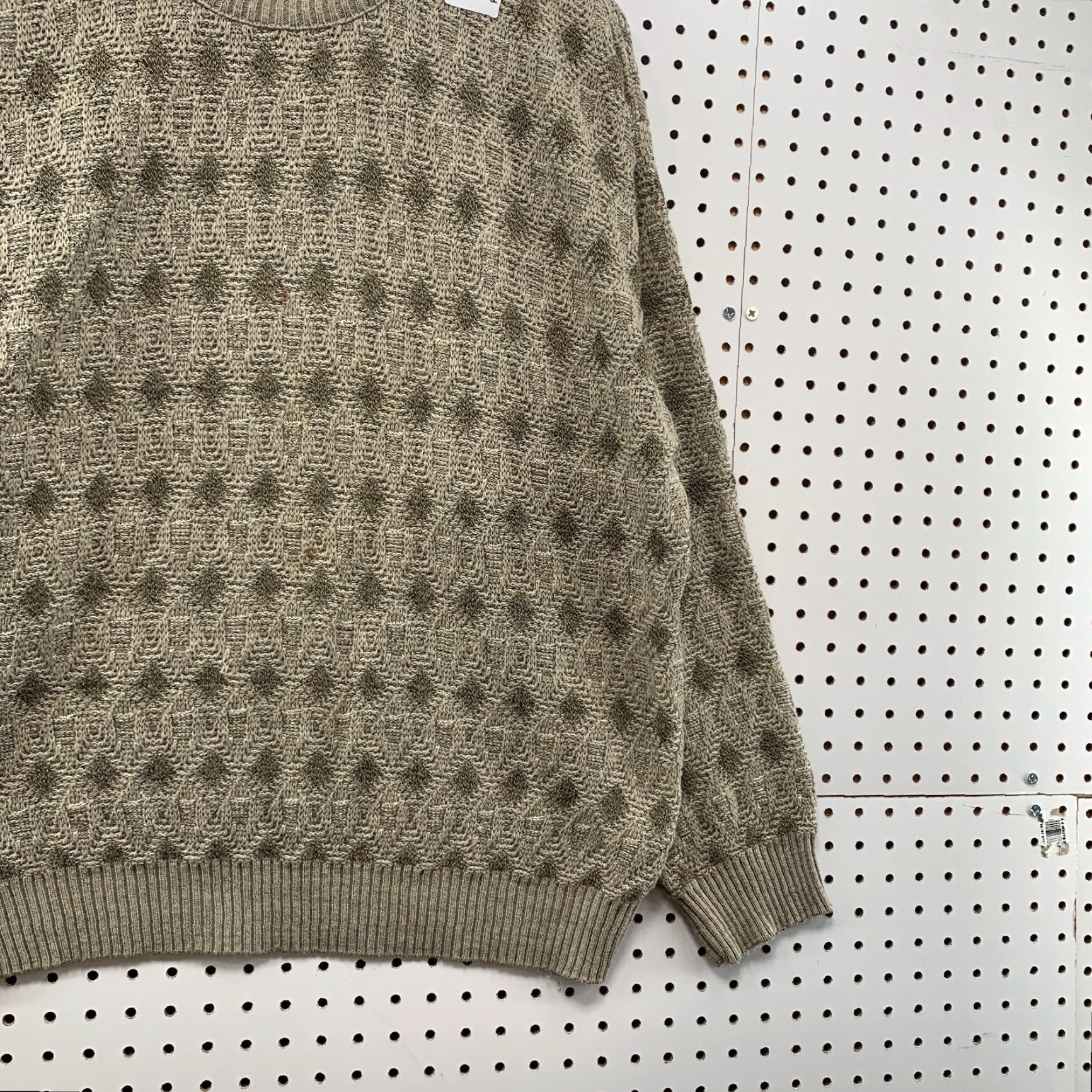 Jantzen VINTAGE Jantzen Knit Acrylic Sweater Mens Large Gray Grandpa Pullover 25.5x29.5 Size US L / EU 52-54 / 3 - 3 Thumbnail