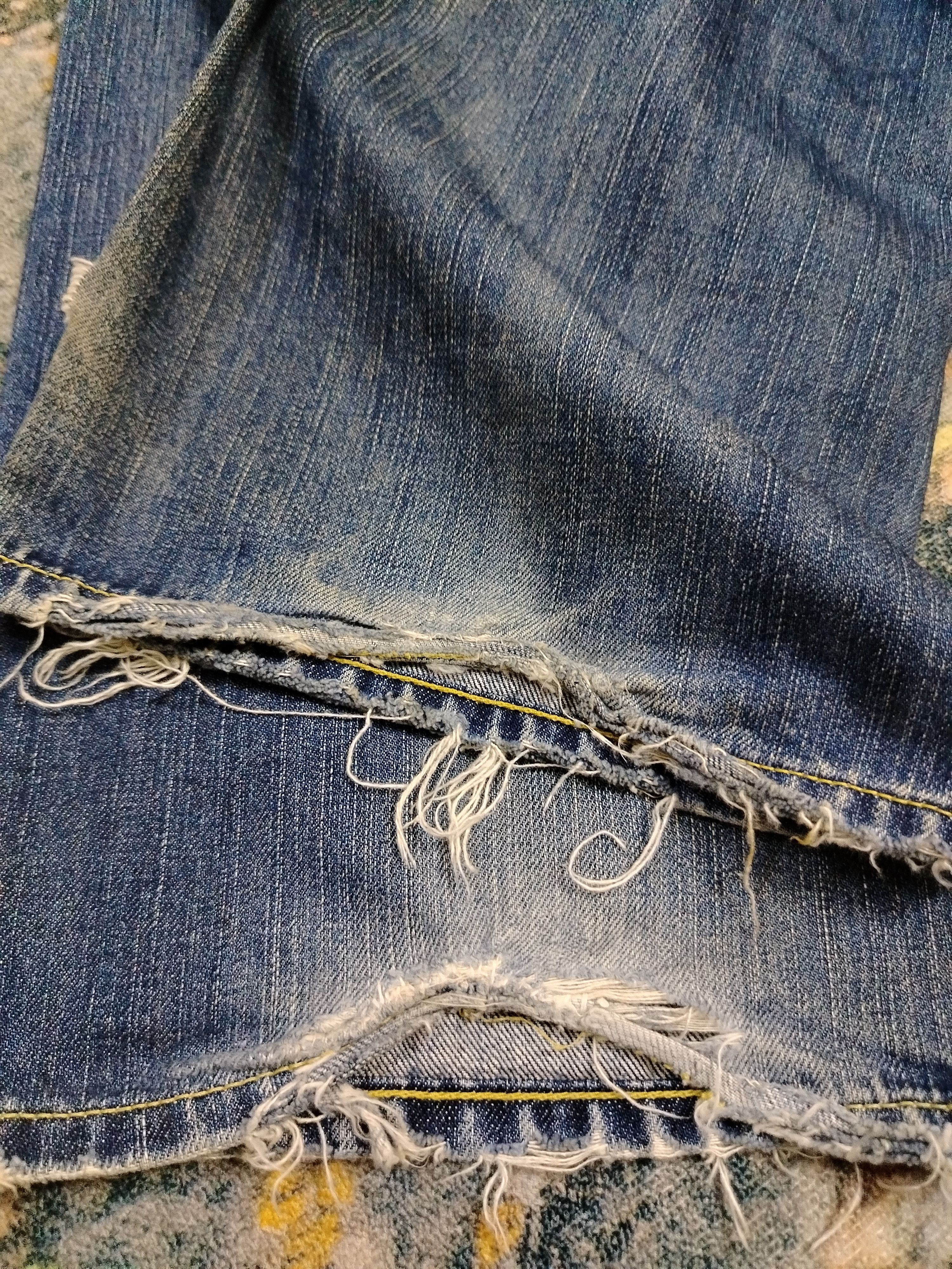 Levi's Levis 709 Distressed and ripped jeans Size US 38 / EU 54 - 4 Thumbnail