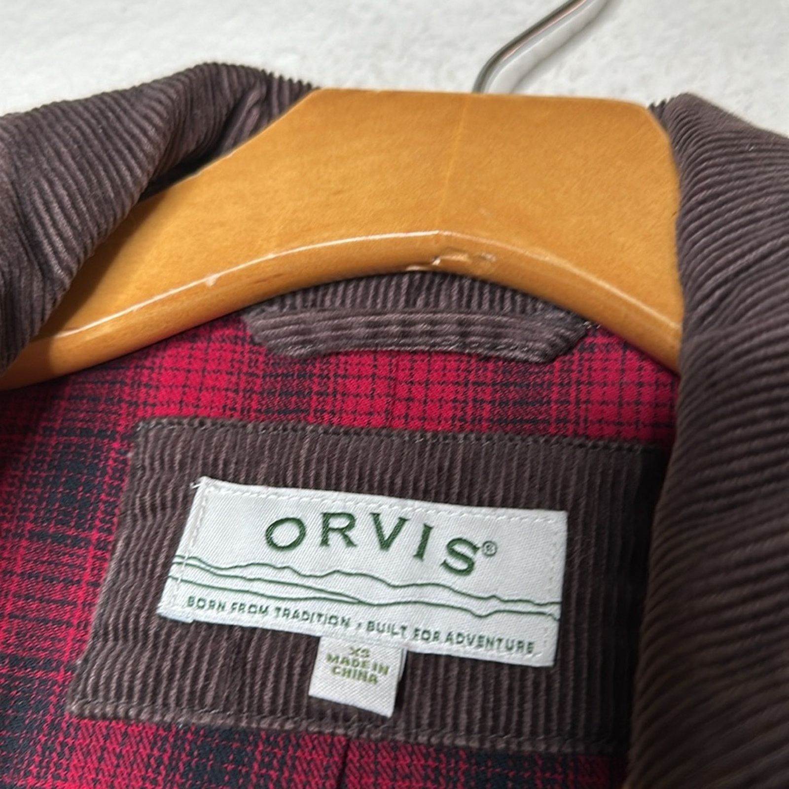 Orvis Orvis Chore Barn Coat Jacket Brown Corduroy Trim Flannel XS Size US XS / EU 42 / 0 - 13 Thumbnail