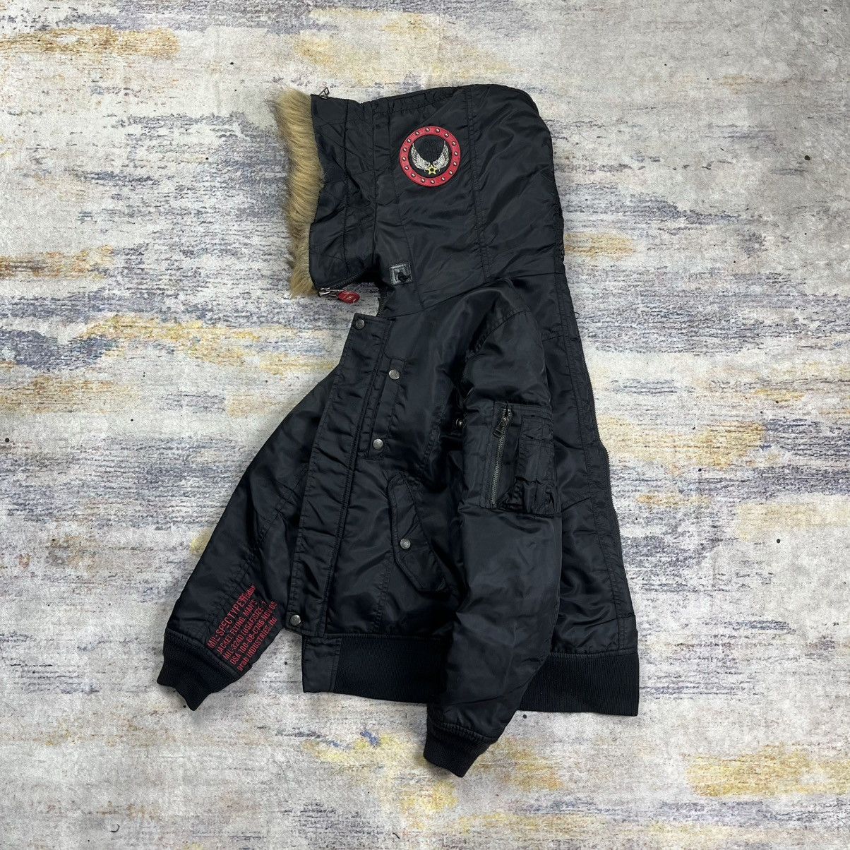 If Six Was Nine Midas Fur hoodie multi zipper bomber jacket vkei style Size US S / EU 44-46 / 1 - 3 Thumbnail