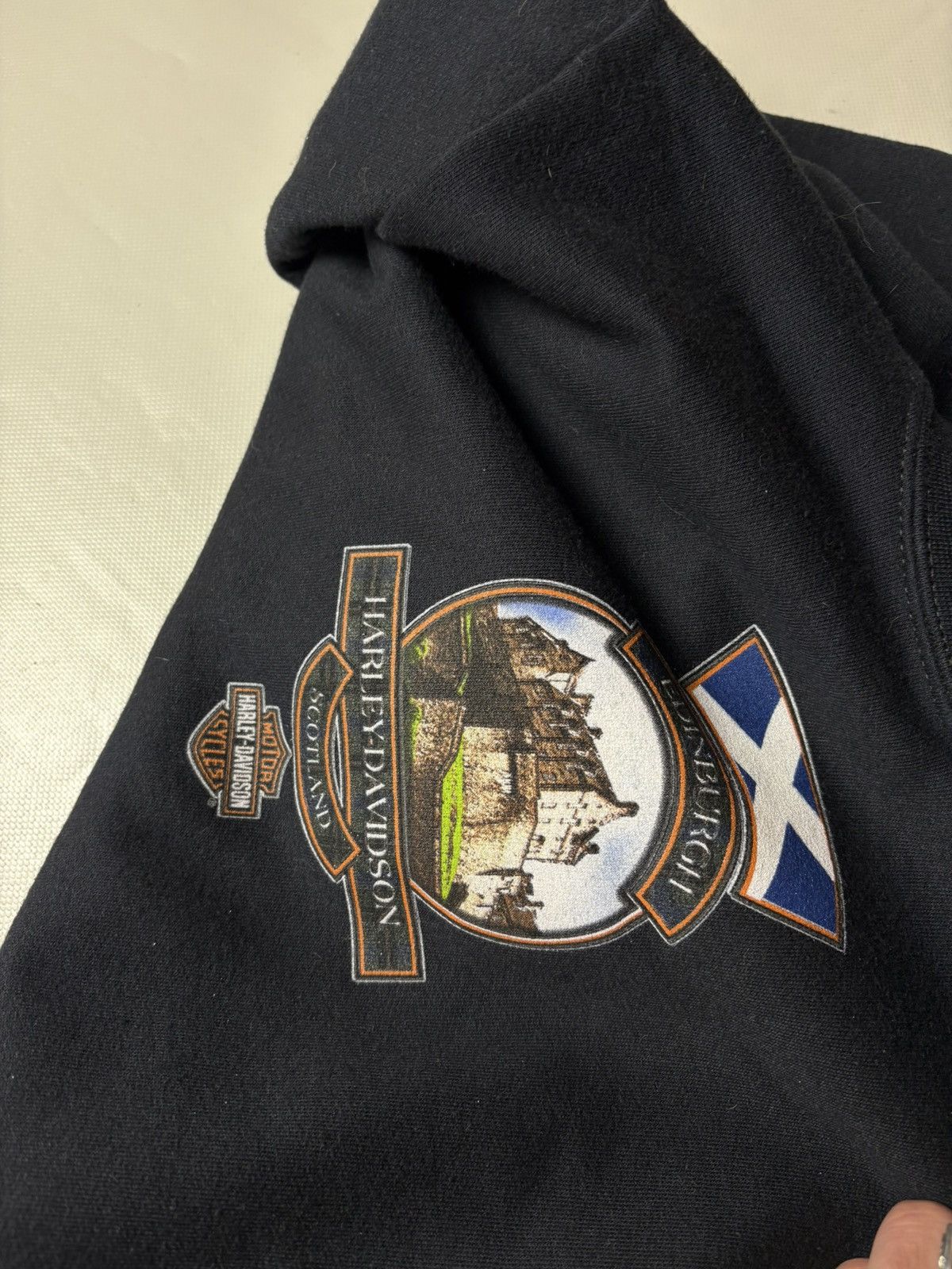 Harley Davidson Harley Davidosn 1/4 Zip Sweatshirt Size US XL / EU 56 / 4 - 7 Thumbnail