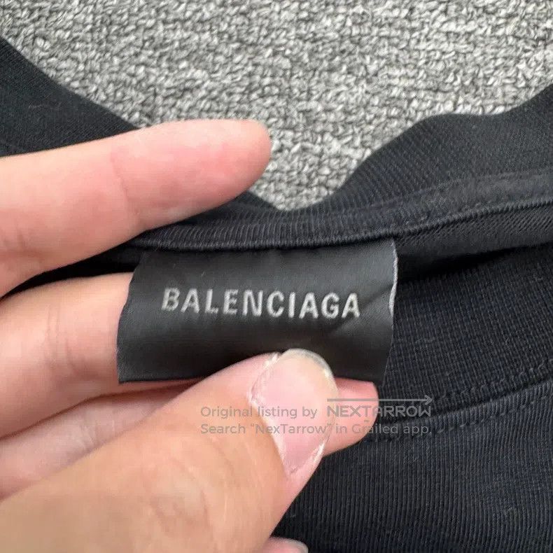 Balenciaga Balenciaga Crystal letter short-sleeve Size US M / EU 48-50 / 2 - 2 Thumbnail