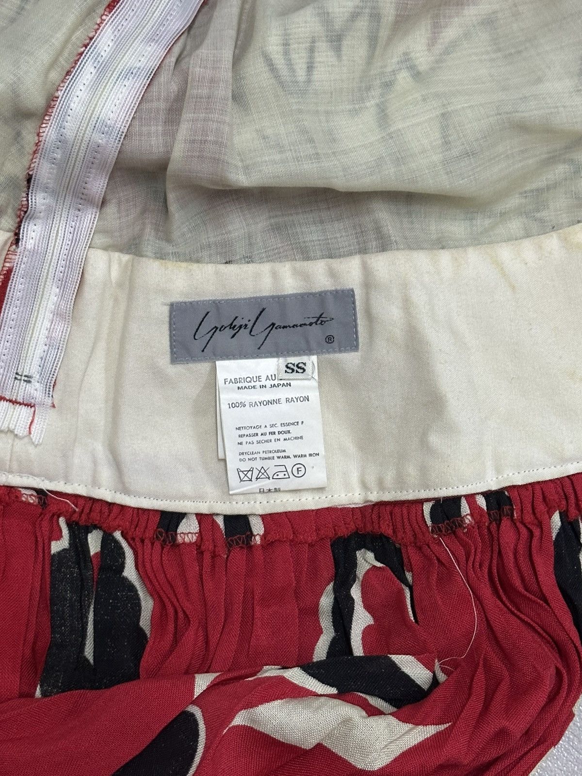 Yohji Yamamoto SS1990 Yohji Yamamoto Runway Ready To Wear Skirt Size 23" - 7 Thumbnail