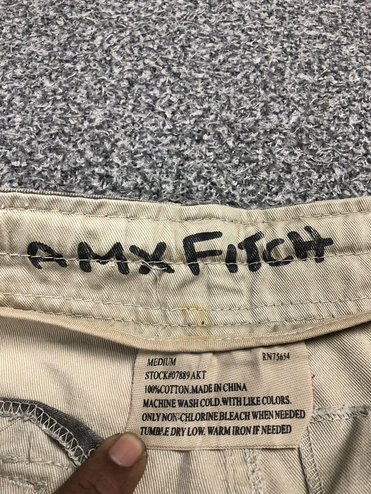 Japanese Brand × Vintage Vintage Y2K AMX AND FITCH Camo Multi Pocket Cargopants Size US 32 / EU 48 - 21 Thumbnail