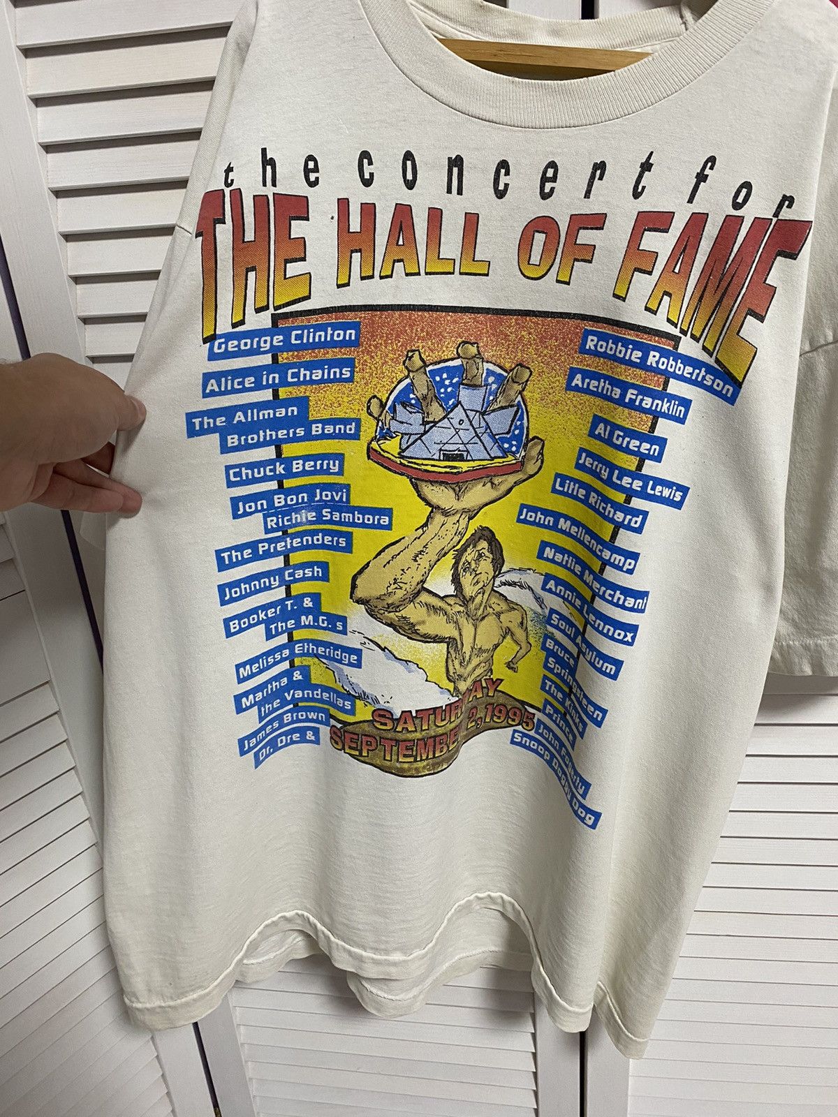 Rap Tees 1995s Rock Hall Concert Tee Single Stitch Vintage USA Rare Size US XL / EU 56 / 4 - 2 Thumbnail