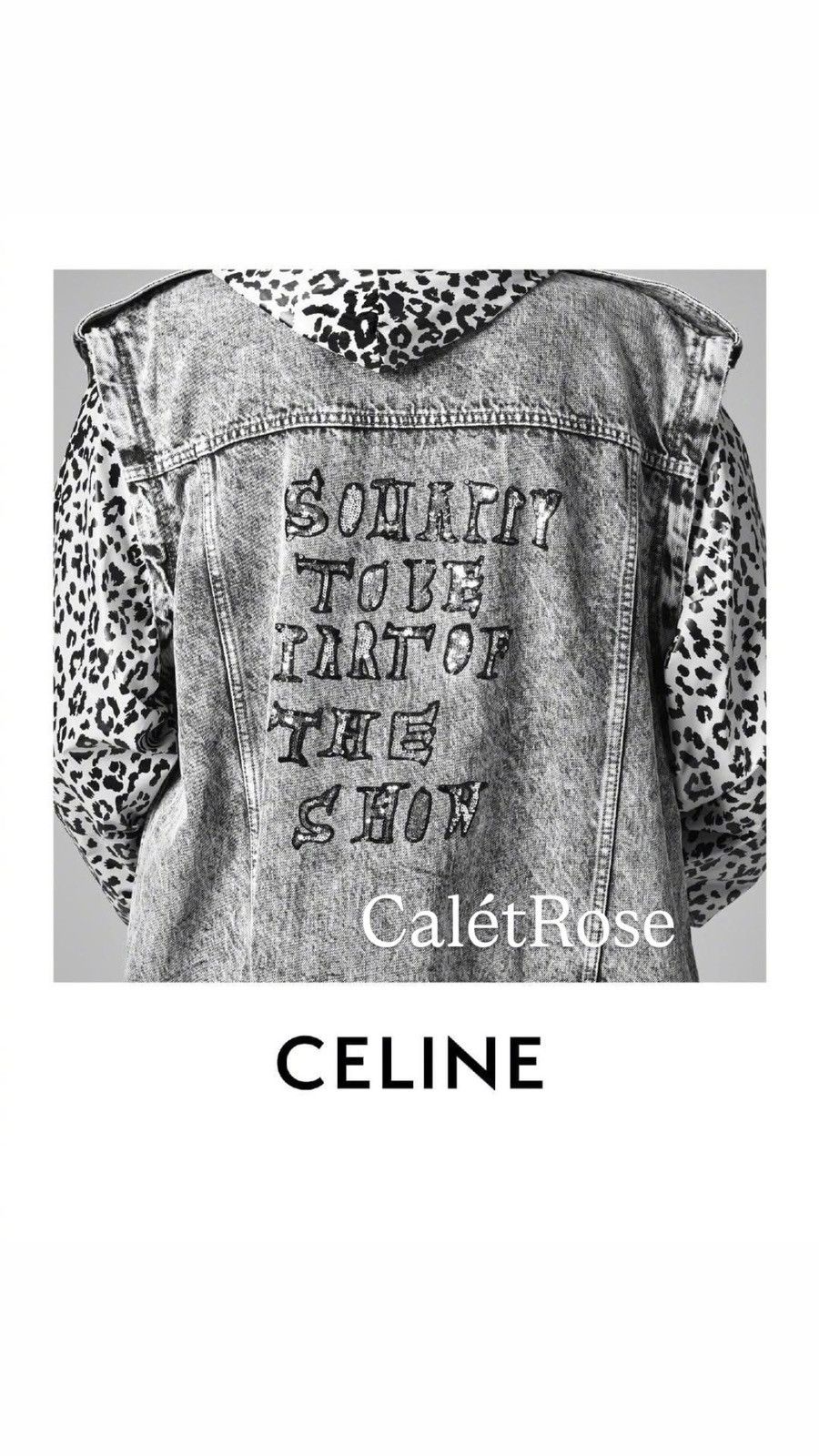 Celine Celine SS22 sequin so happy zip denim jacket vest Hedi rare Size US XL / EU 56 / 4 - 1 Thumbnail