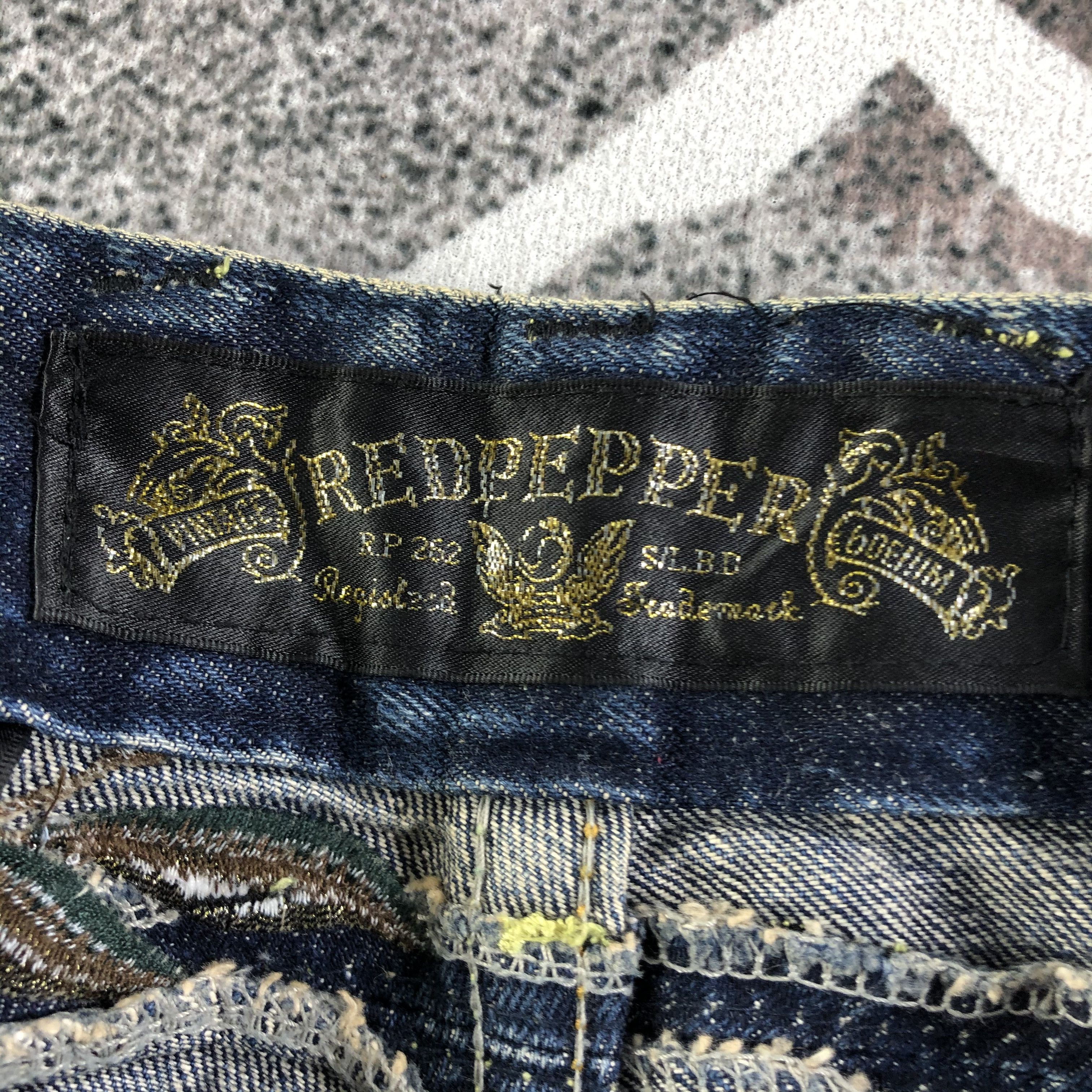 Japanese Brand Red Pepper Faded Blue Flared Jeans KJ2053 Size 26" / US 2 / IT 38 - 12 Thumbnail