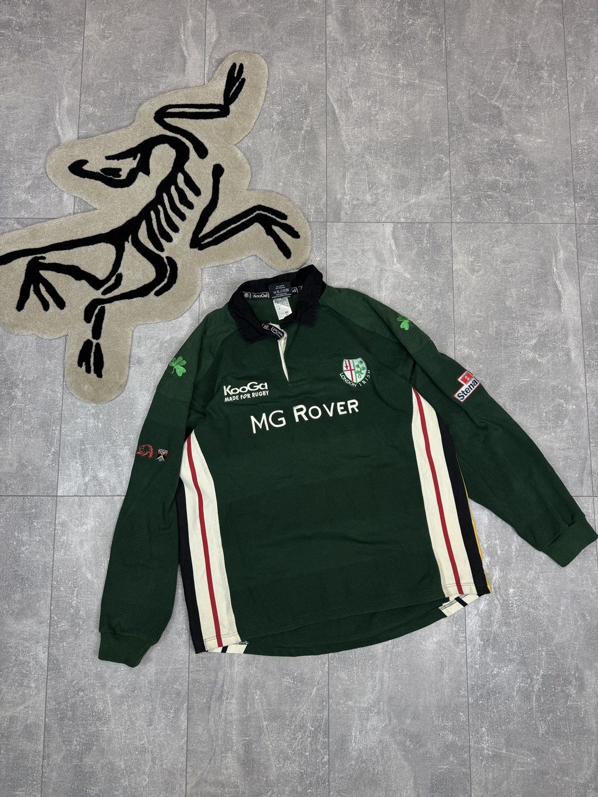 Maillot Rugby Vintage SCA Cusset Dabrigeon - Taille XL - Porté #22 - Homme