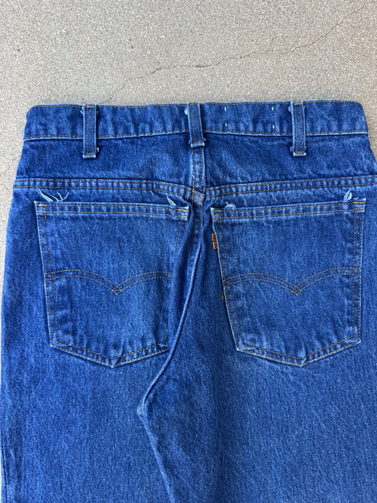 Levi's Vtg 80’s Levi’s 646 Orange Tab Bellbottom Flare Jeans 29x31 Size US 29 - 6 Thumbnail