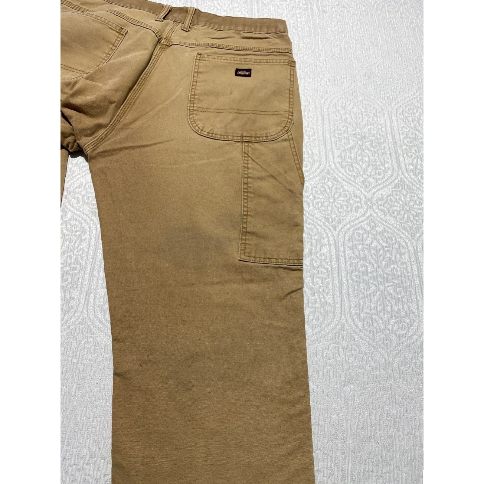 Dickies Dickies Pants Men 36x28 Brown Carpenter Duck Canvas Utility Work Hammer Loop Pants Men Regular Straight Jeans Shirt? Size US 36 / EU 52 - 2 Thumbnail
