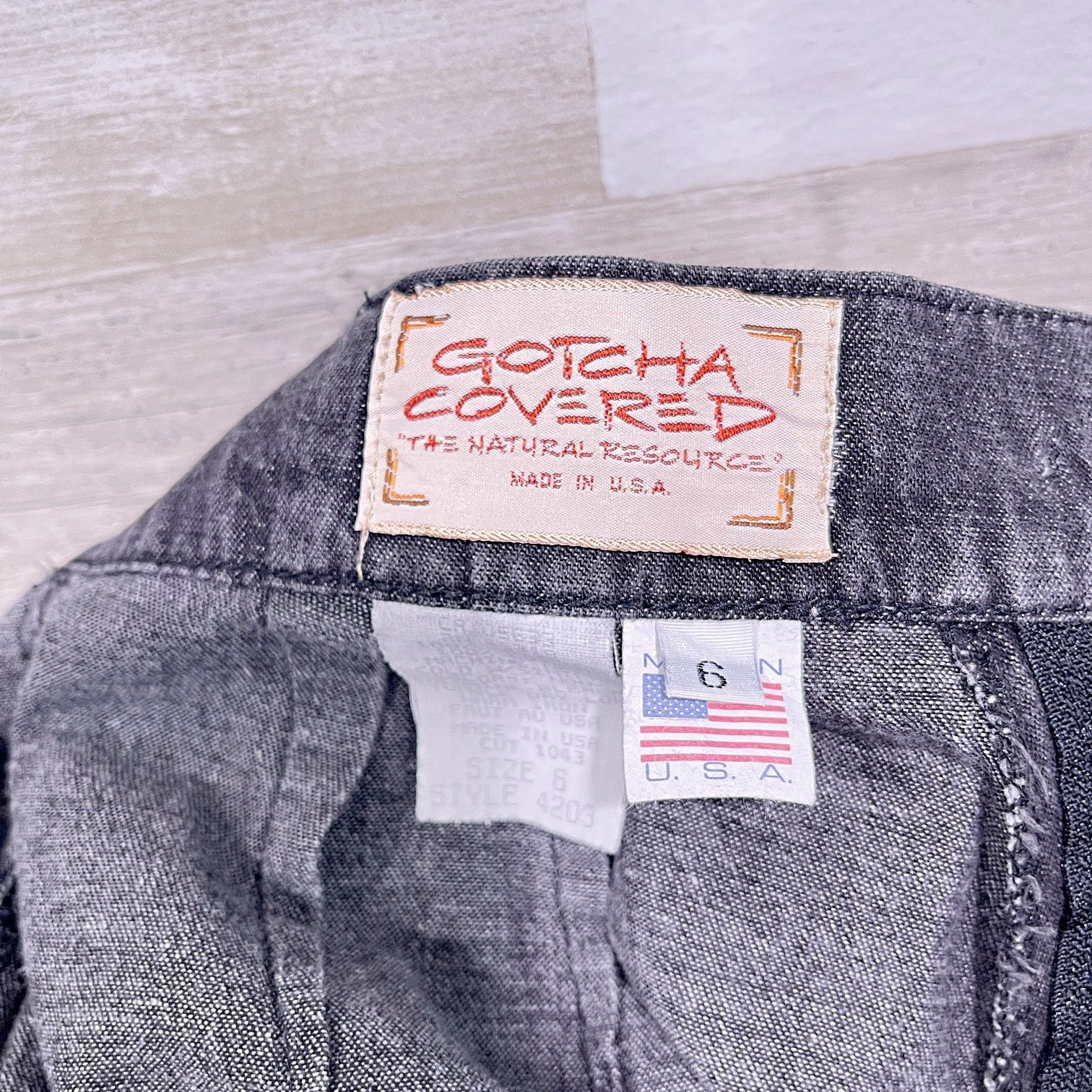 Gotcha × Vintage GOTCHA COVERED Vintage Pleated A Line Shorts Black Womens 6 Size 28" / US 6 / IT 42 - 5 Thumbnail