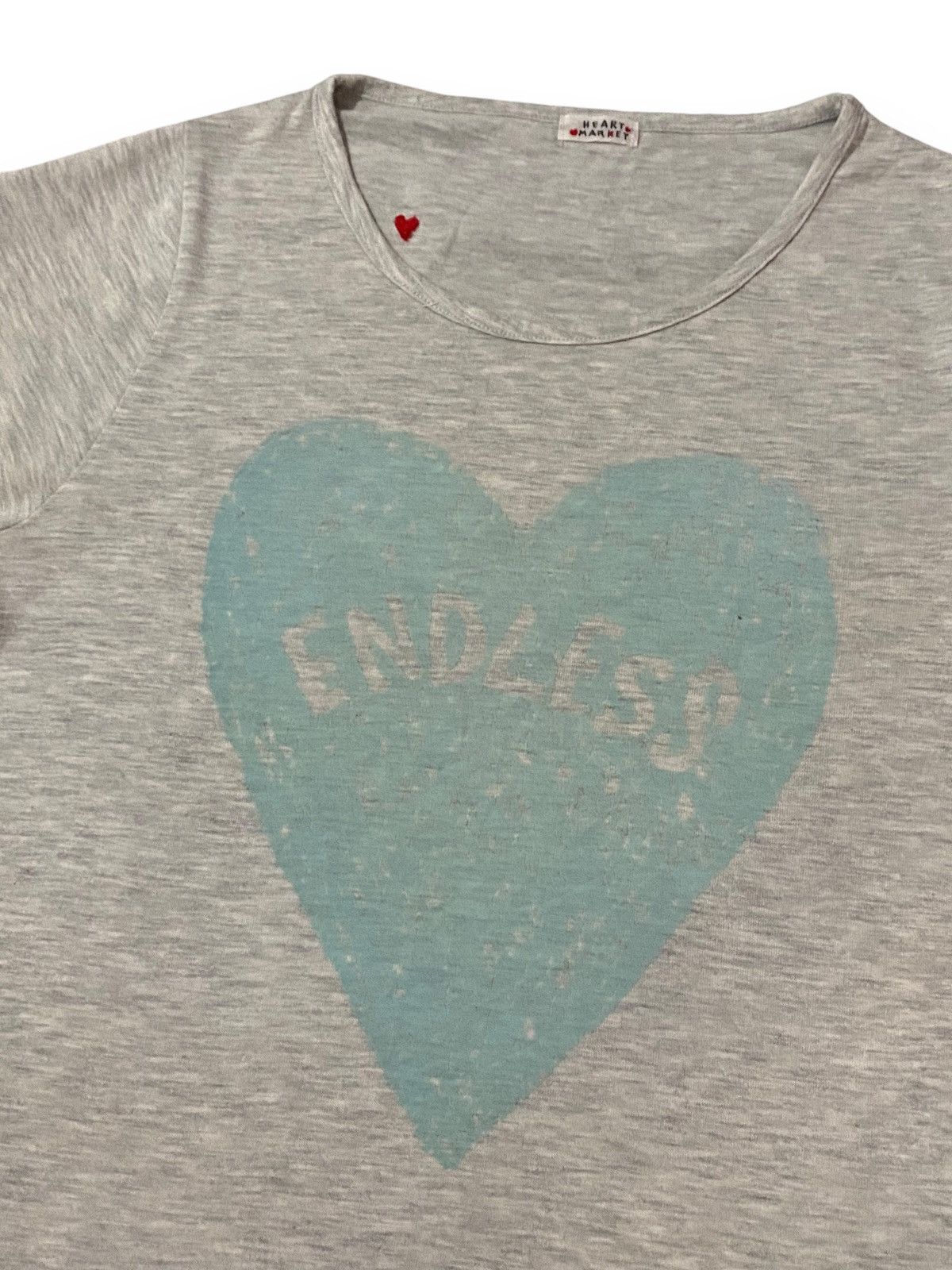 Japanese Brand × Market HEART MARKET JAPAN ENDLESSLY LOVE WAIST FLARE TEES Size M / US 6-8 / IT 42-44 - 5 Thumbnail