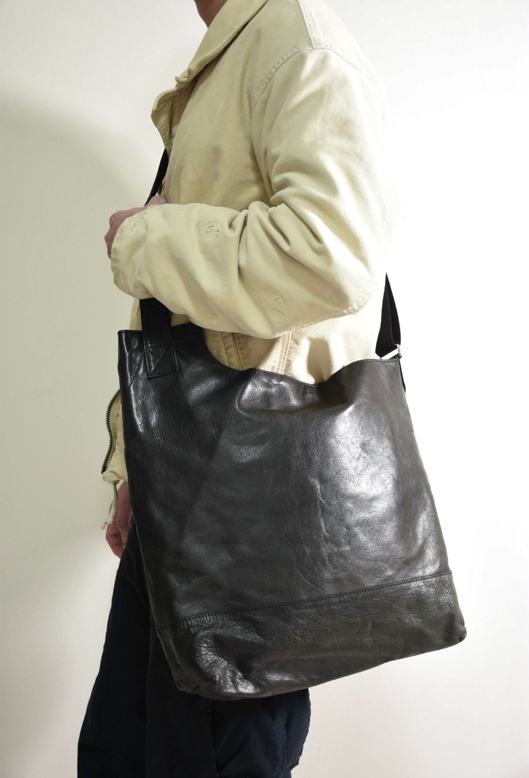 Yohji Yamamoto Yohji Yamamoto Pour Homme Leather Bag（Horsehide） Size ONE SIZE - 2 Thumbnail
