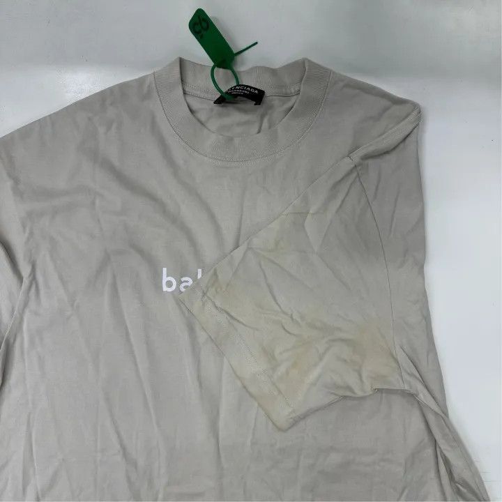 Balenciaga Balenciaga Balenciaga Logo Print Crew Neck TShirt -2507 Size US S / EU 44-46 / 1 - 5 Thumbnail