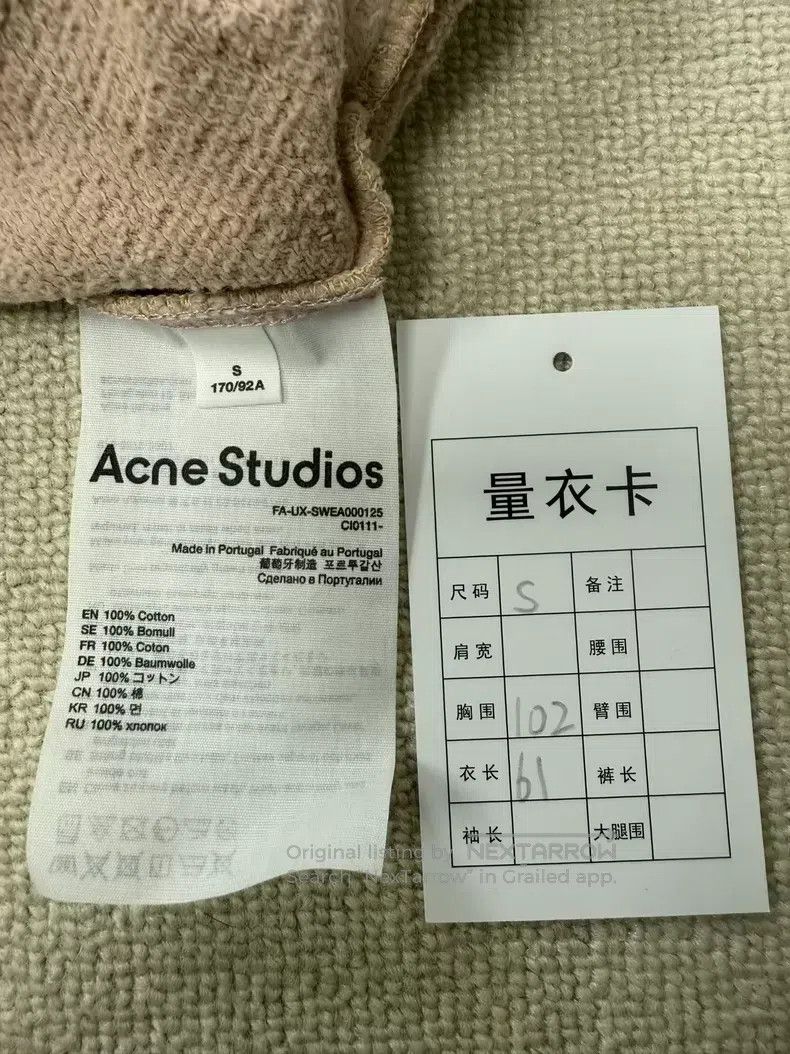 Acne Studios Acne Studios Face Expression Faded Zip-Up Hooded Sweatshir Size S / US 4 / IT 40 - 4 Thumbnail