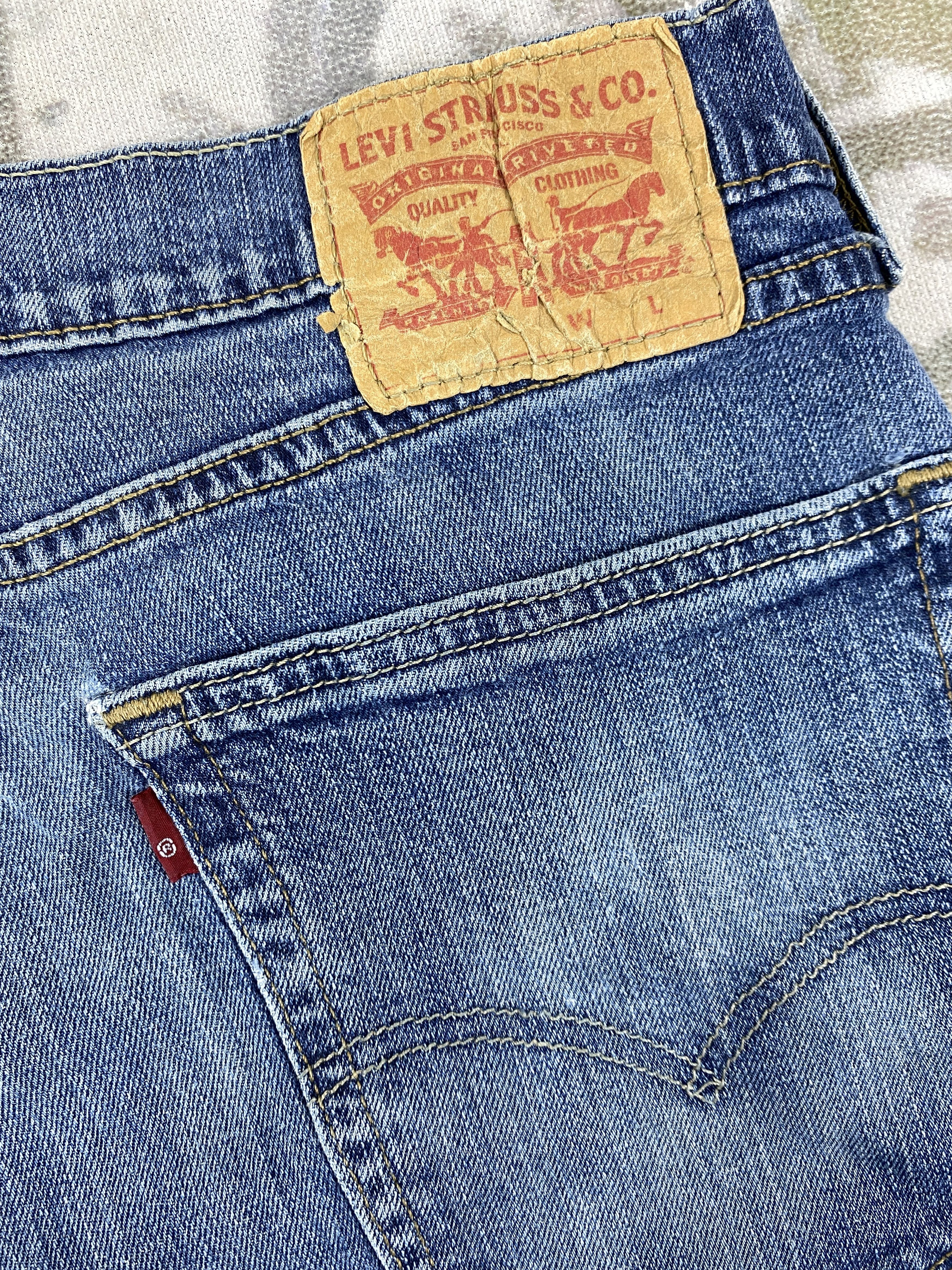 Levi's Vintage Levi's Distressed Denim 34 x 29 -JN568 Size US 34 / EU 50 - 13 Thumbnail