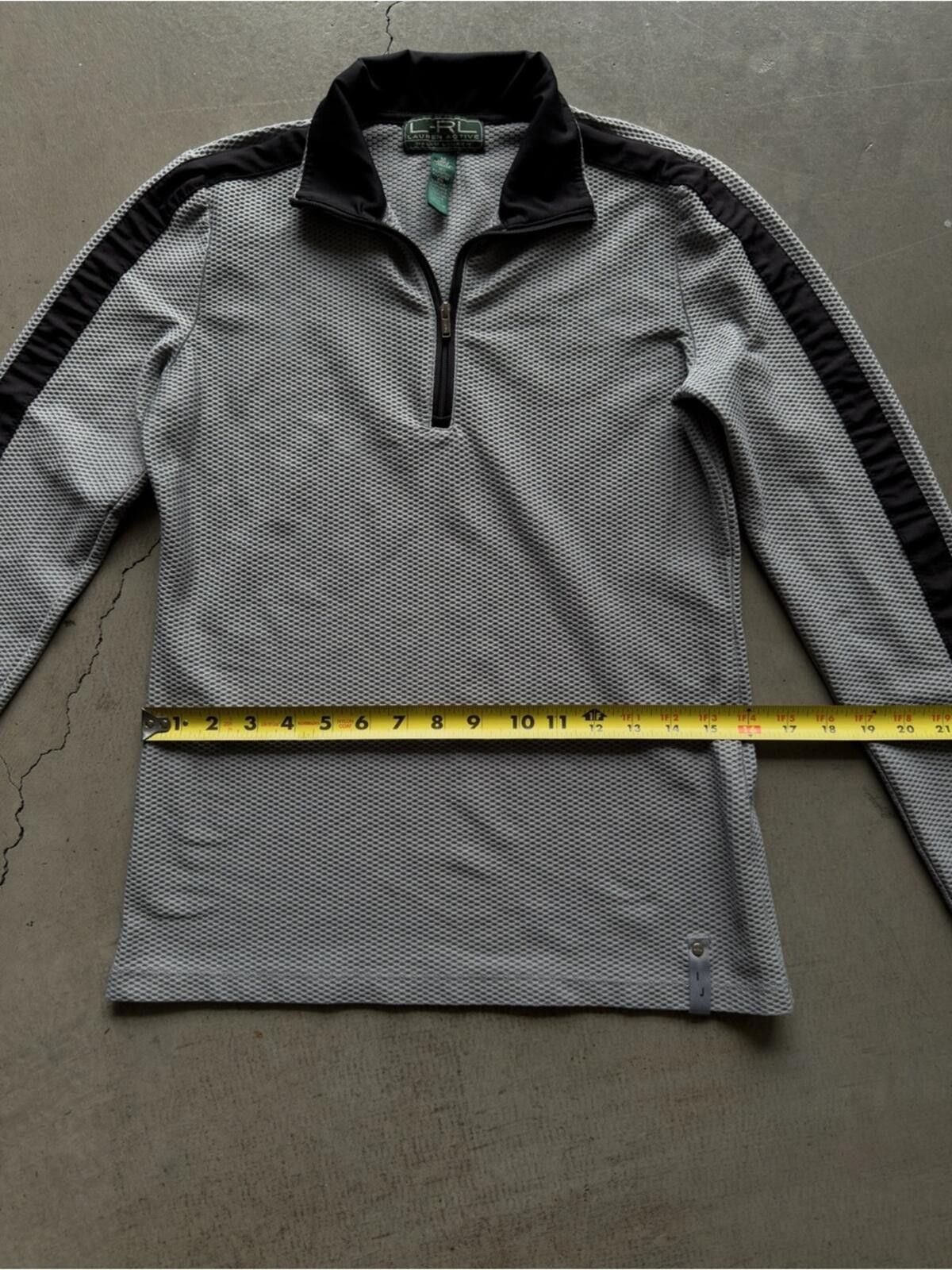 Other Lauren Active / Athletic Quarter Zip Pullover / Gray Black Size M / US 6-8 / IT 42-44 - 4 Thumbnail
