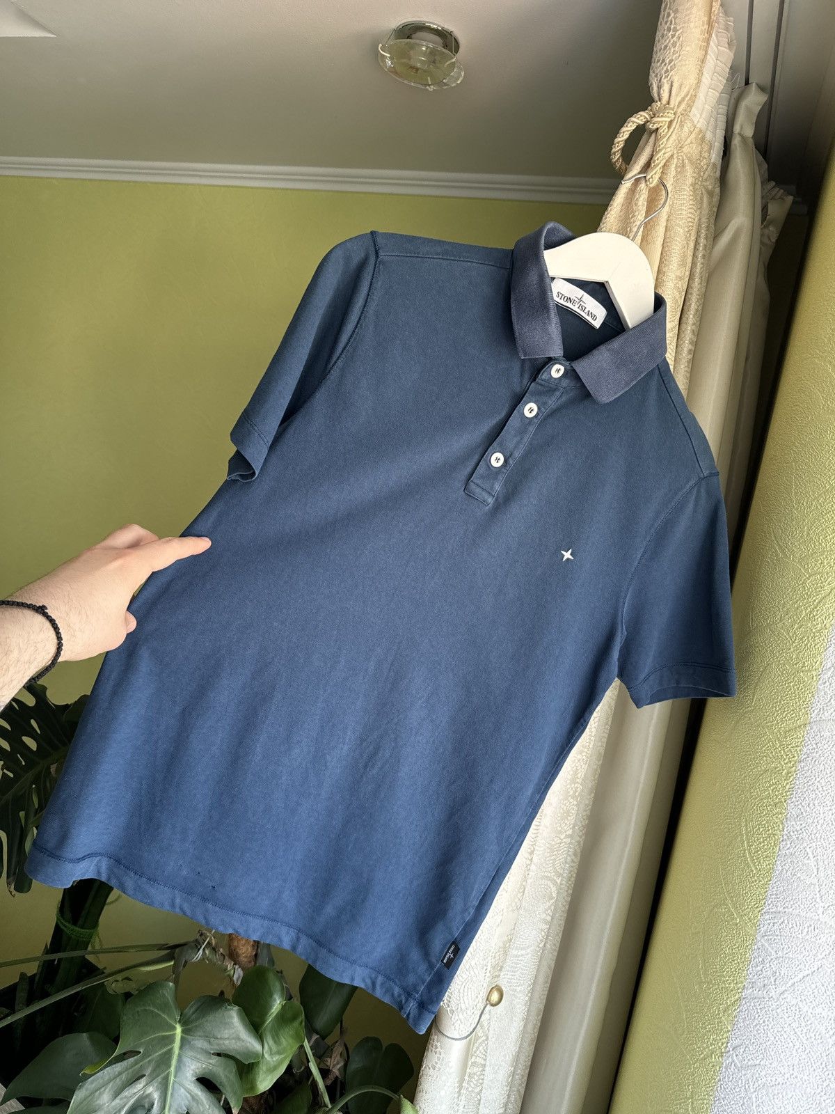 Stone Island Stone Island Polo Shirt Navy Size US M / EU 48-50 / 2 - 2 Thumbnail