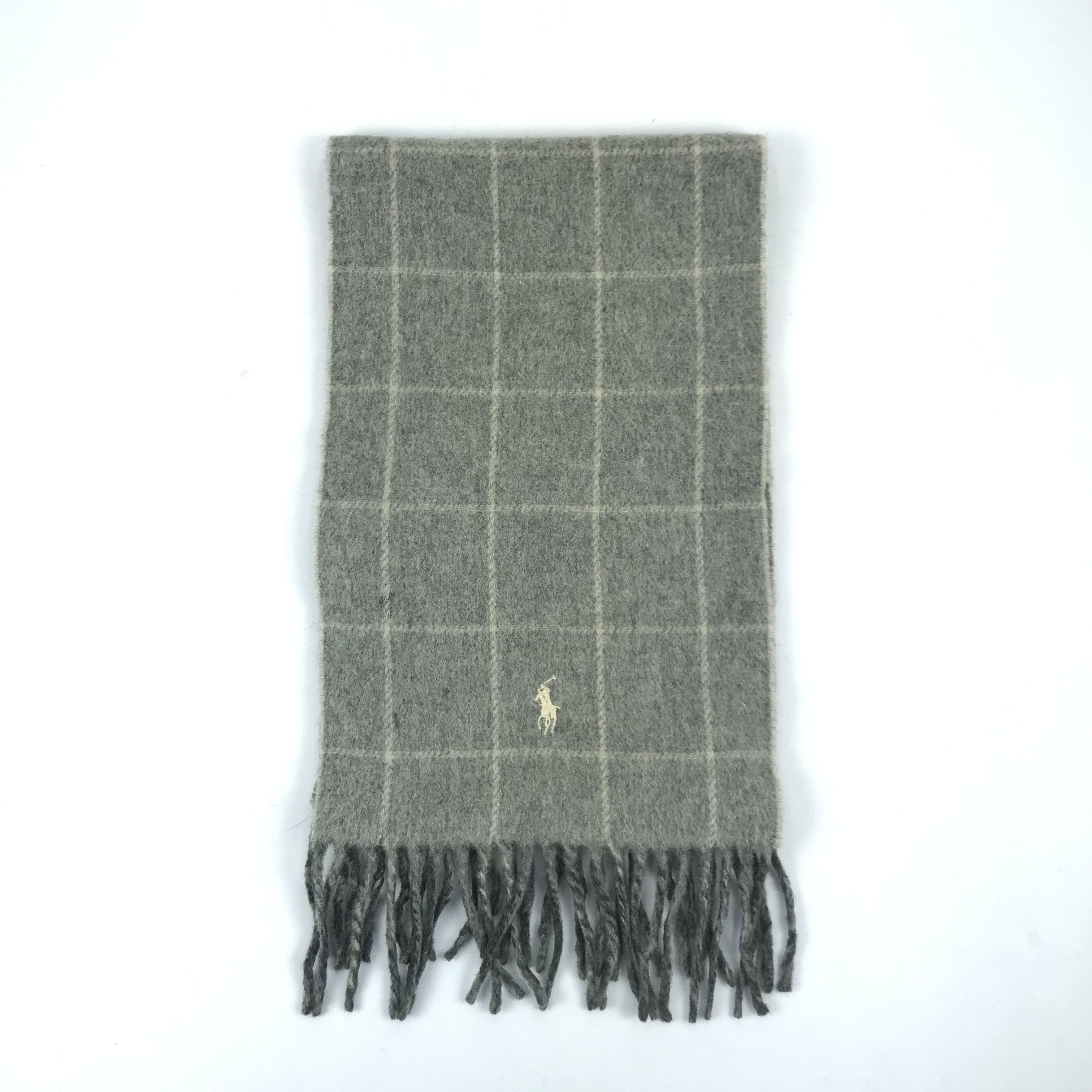 Polo Ralph Lauren × Ralph Lauren × Vintage Polo Ralph Lauren Scarf Muffler Wool Neckwear Scarves Size ONE SIZE - 3 Thumbnail