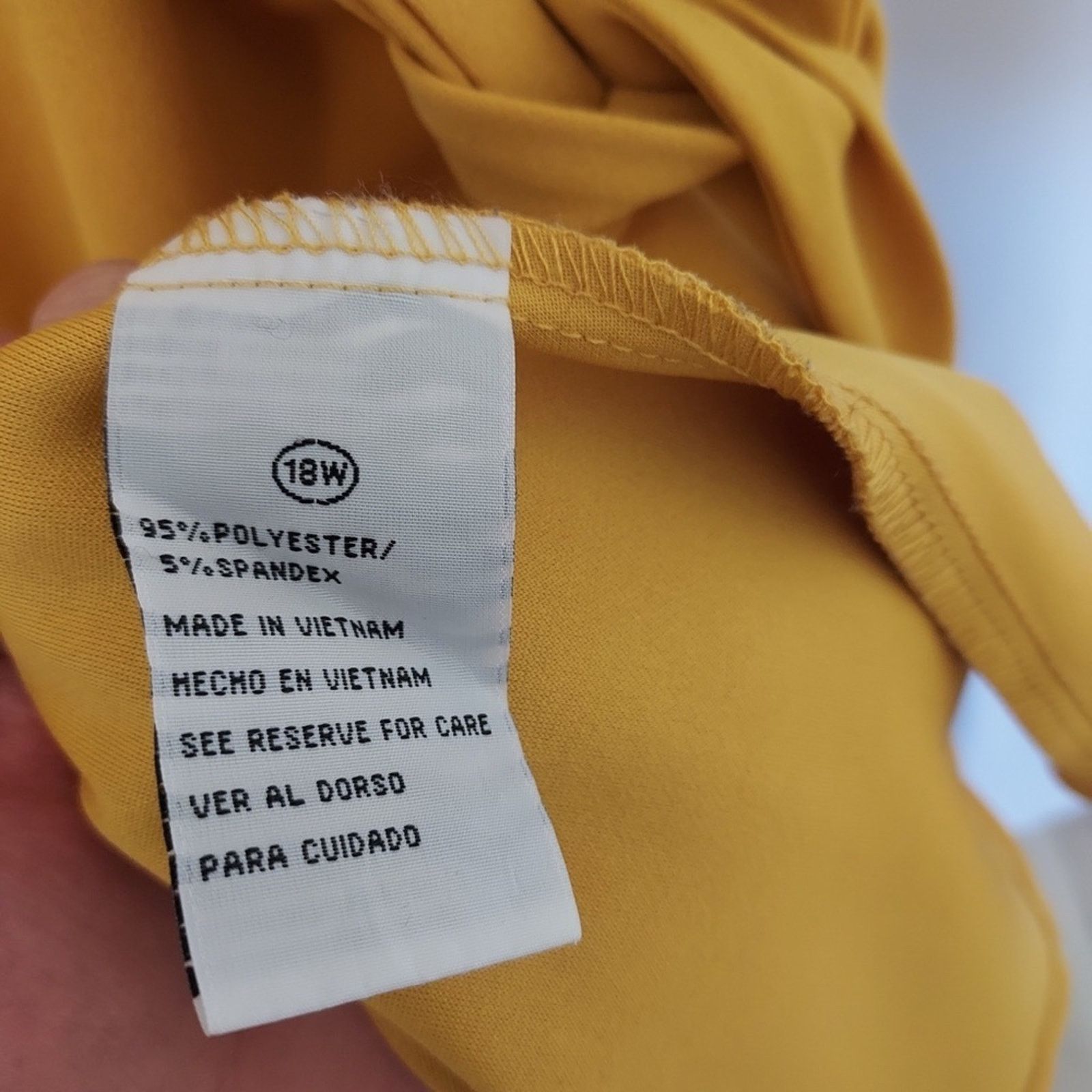 Other Shelby and Palmer Mustard Yellow Fit and Flare Zip Dress Size XXL / US 16-18 / IT 52-54 - 8 Thumbnail