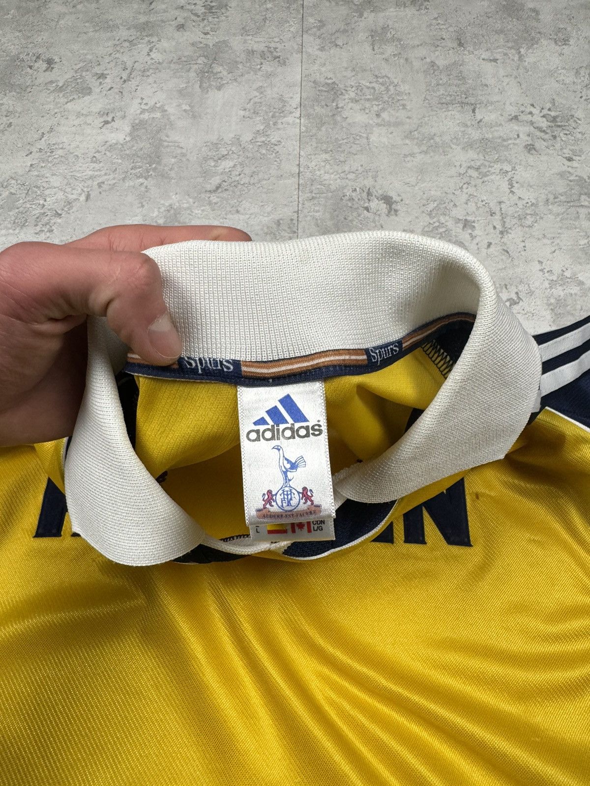Vintage Vintage 1999/00 Adidas Tottenham Hotspur Away Jersey Size L Size US L / EU 52-54 / 3 - 11 Thumbnail