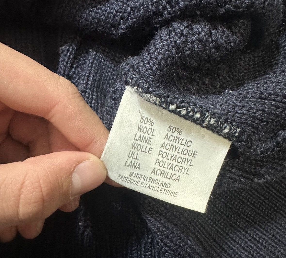 Burberry × Vintage Unique Vintage 90’s burberrys knitted sweater big logo Size US M / EU 48-50 / 2 - 7 Thumbnail
