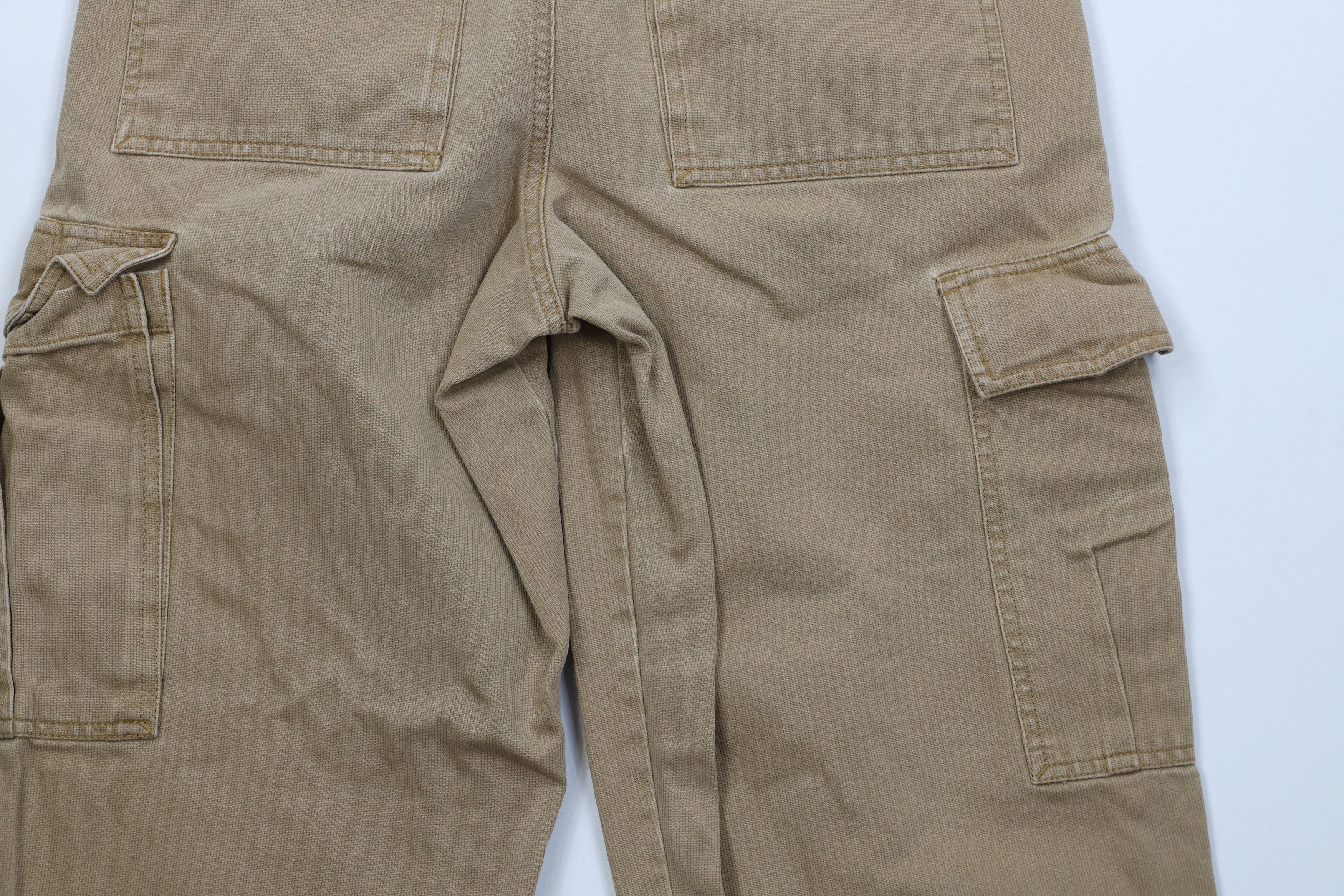 Vintage Vintage Y2K Streetwear Heavy Ribbed Whipcord Wide Leg Pants Size US 30 / EU 46 - 12 Thumbnail